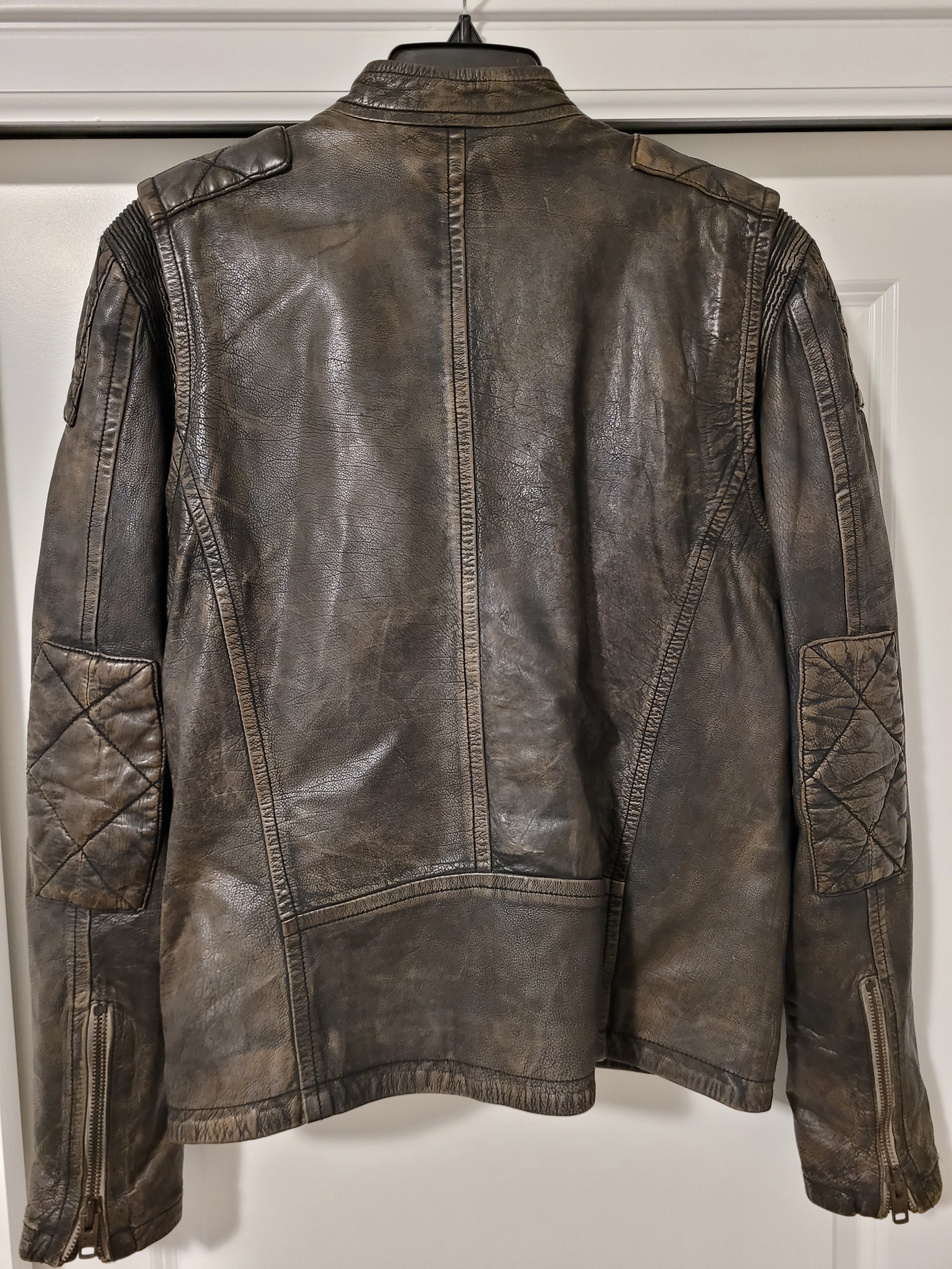 Superdry - Real Trials Leather Jacket - 3