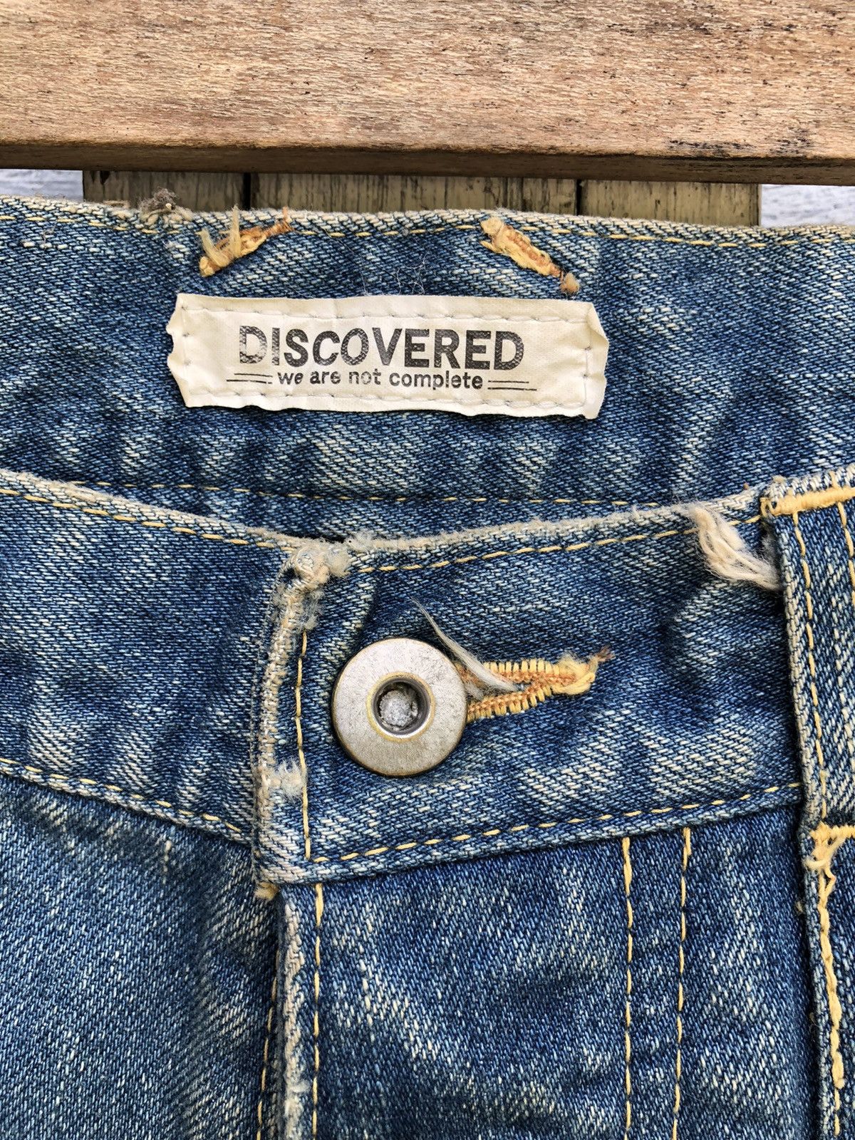 💯Felir💯Discovered Distressed Bush Pocket Pant Jean - 13
