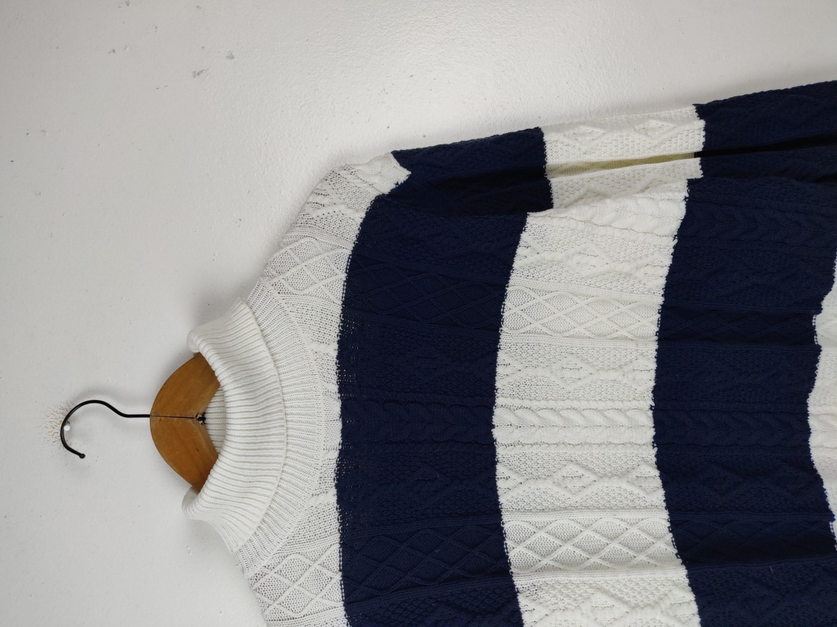 Vanquish - Japan Stripes Knitwear Turtleneck Sweater - 5
