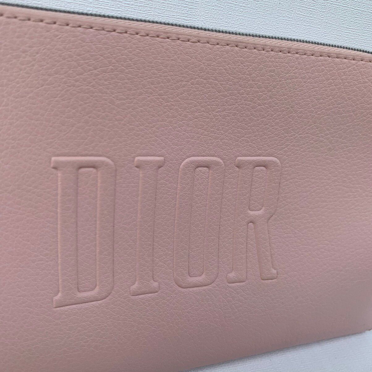 Dior Pouch Bag Zipper Cluth vegan leather - 3