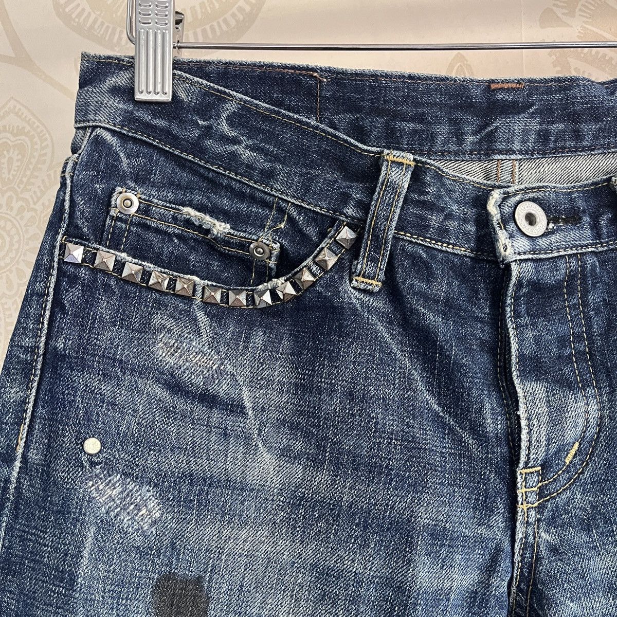 Archival Clothing - Vintage Hysteric Glamour Buttons Denim Jeans - 9