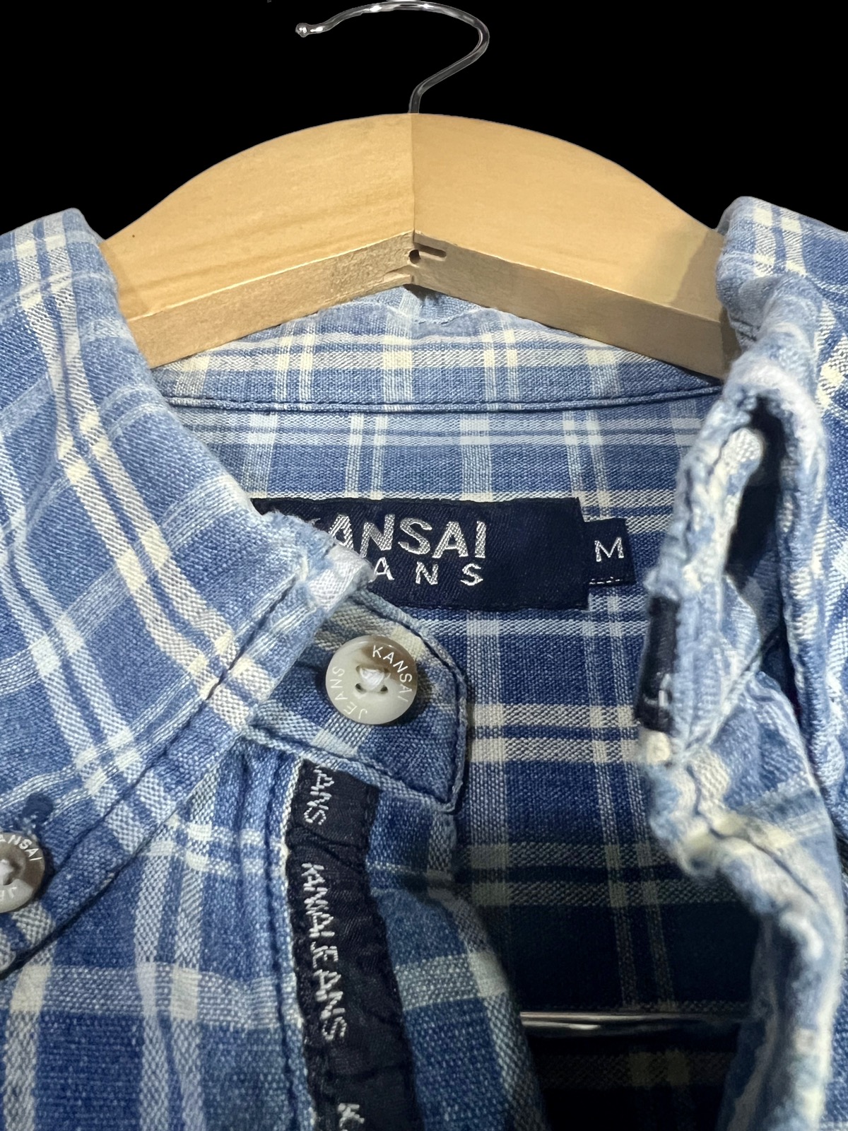 Kansai Yamamoto Kbs - VINTAGE CASUAL FLANNEL KANSAI JEANS WITH SPELLOUT - 5