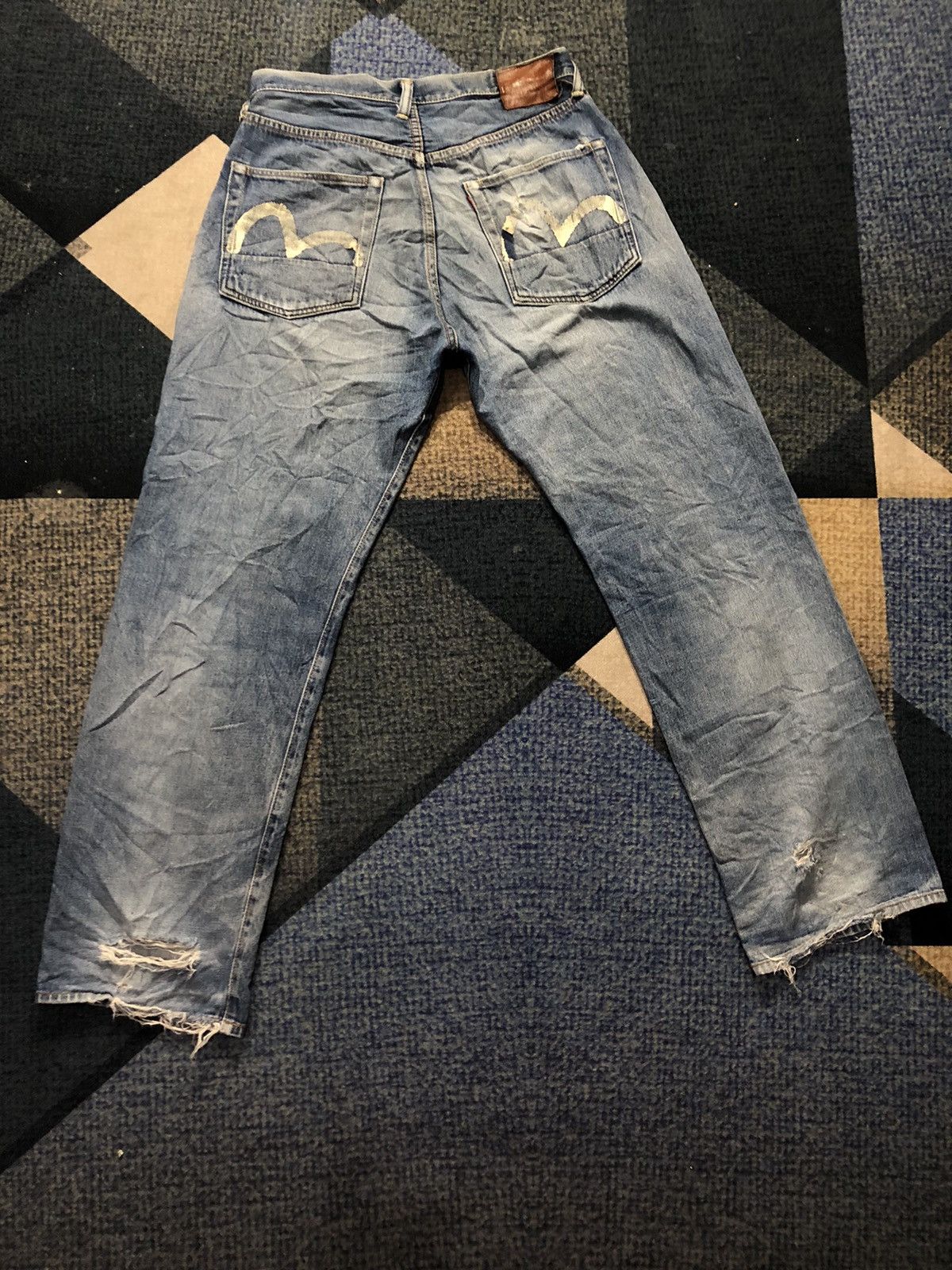 Vintage - Evisu Design By Yamane Selvedge Distressed Denim - 1