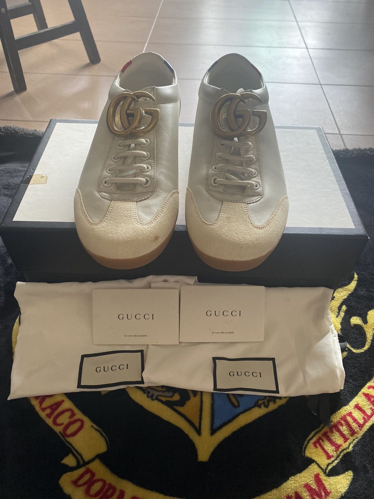 GUCCI GG MARMONT LOW-CUT SNEAKERS - 1