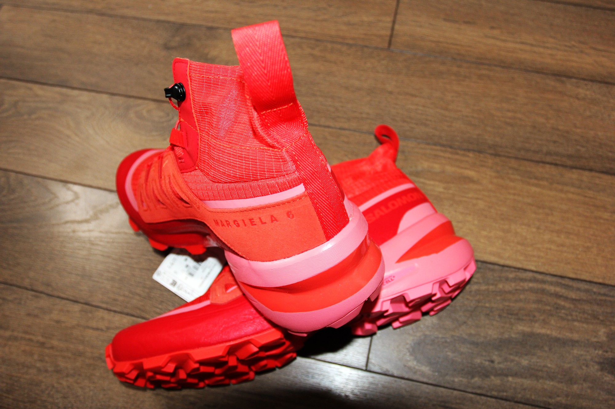 BNWT SS23 MAISON MARGIELA x SALOMON CROSS HIGH RED 46 - 4