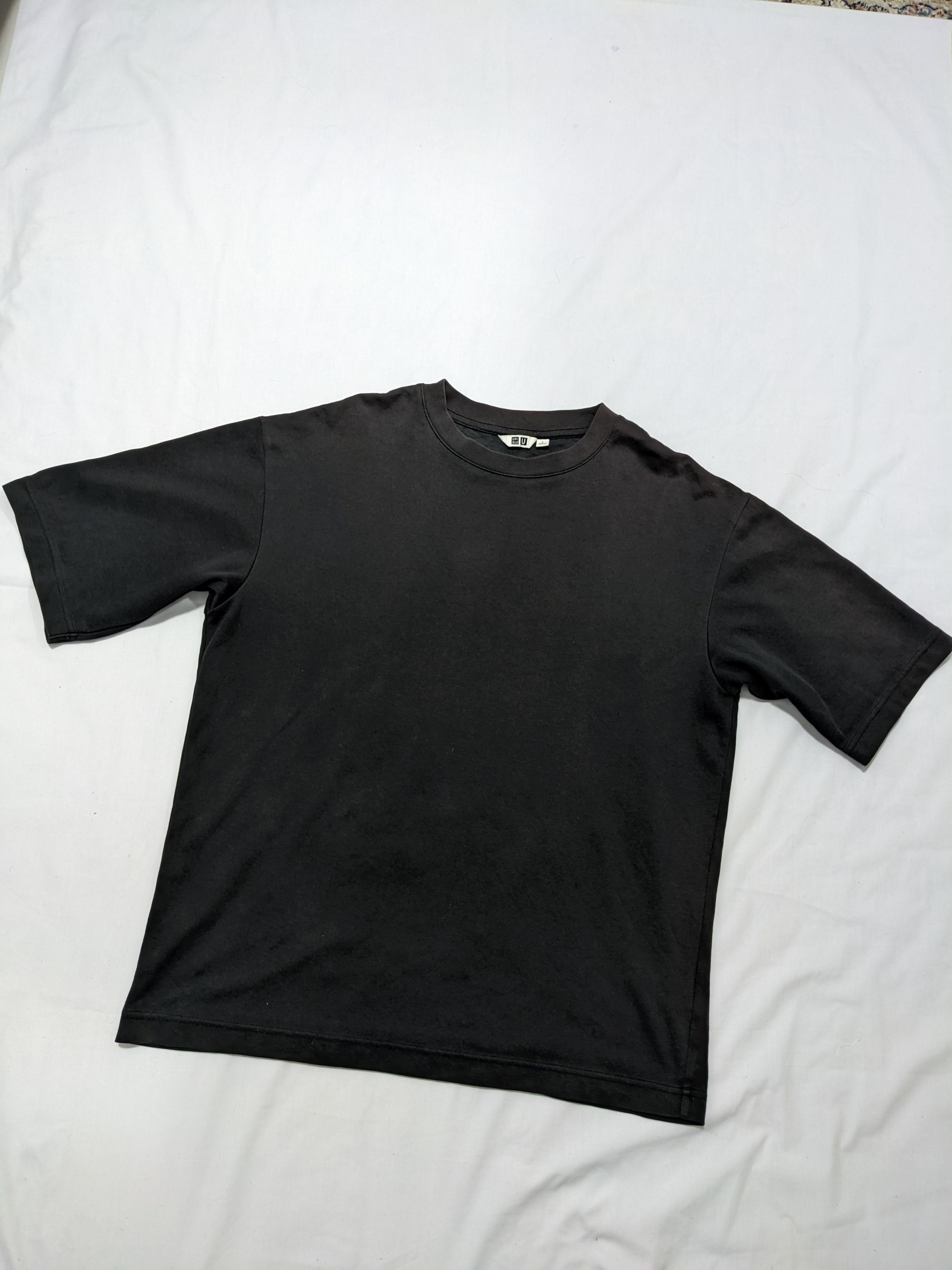 Uniqlo U Airism Lemaire Sunfaded Black T-shirt - 1