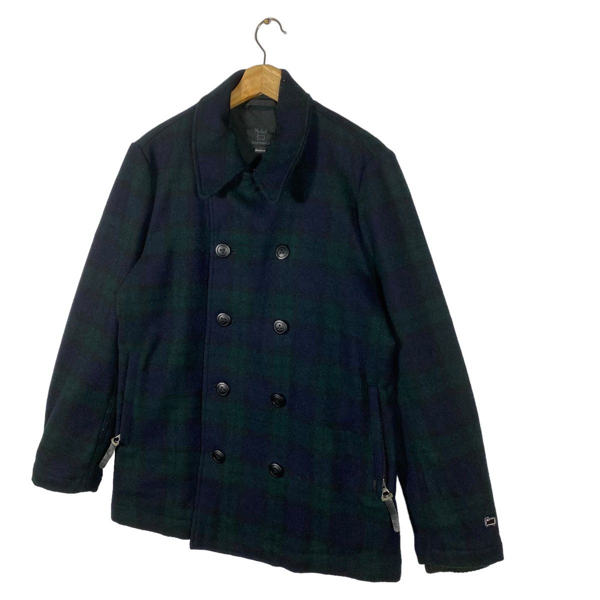 Vintage Woolrich Digs Limited Plaid Wool Button Jacket - 2