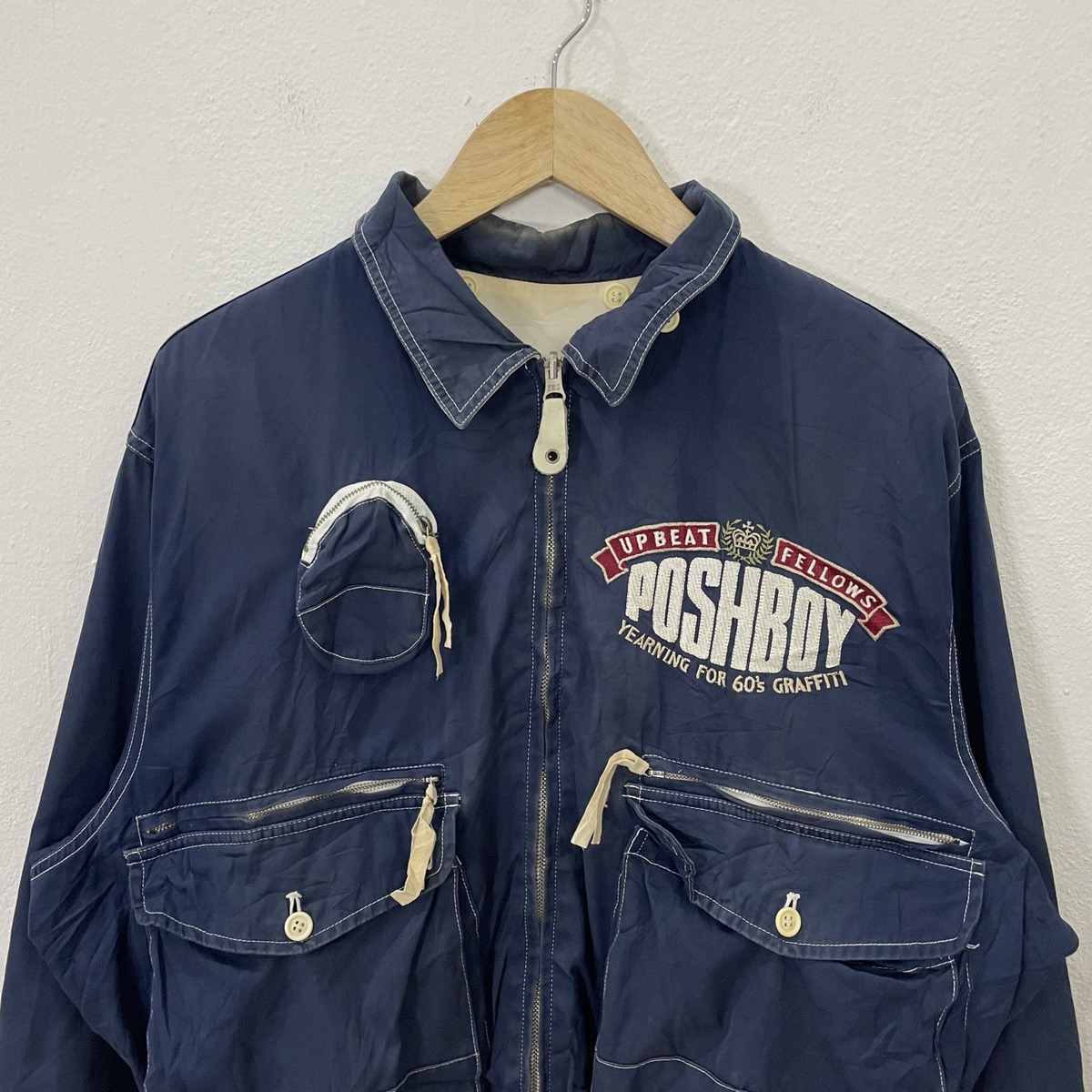 American Apparel - Vintage Posh Boy Big Logo Reversable Jacket - 4