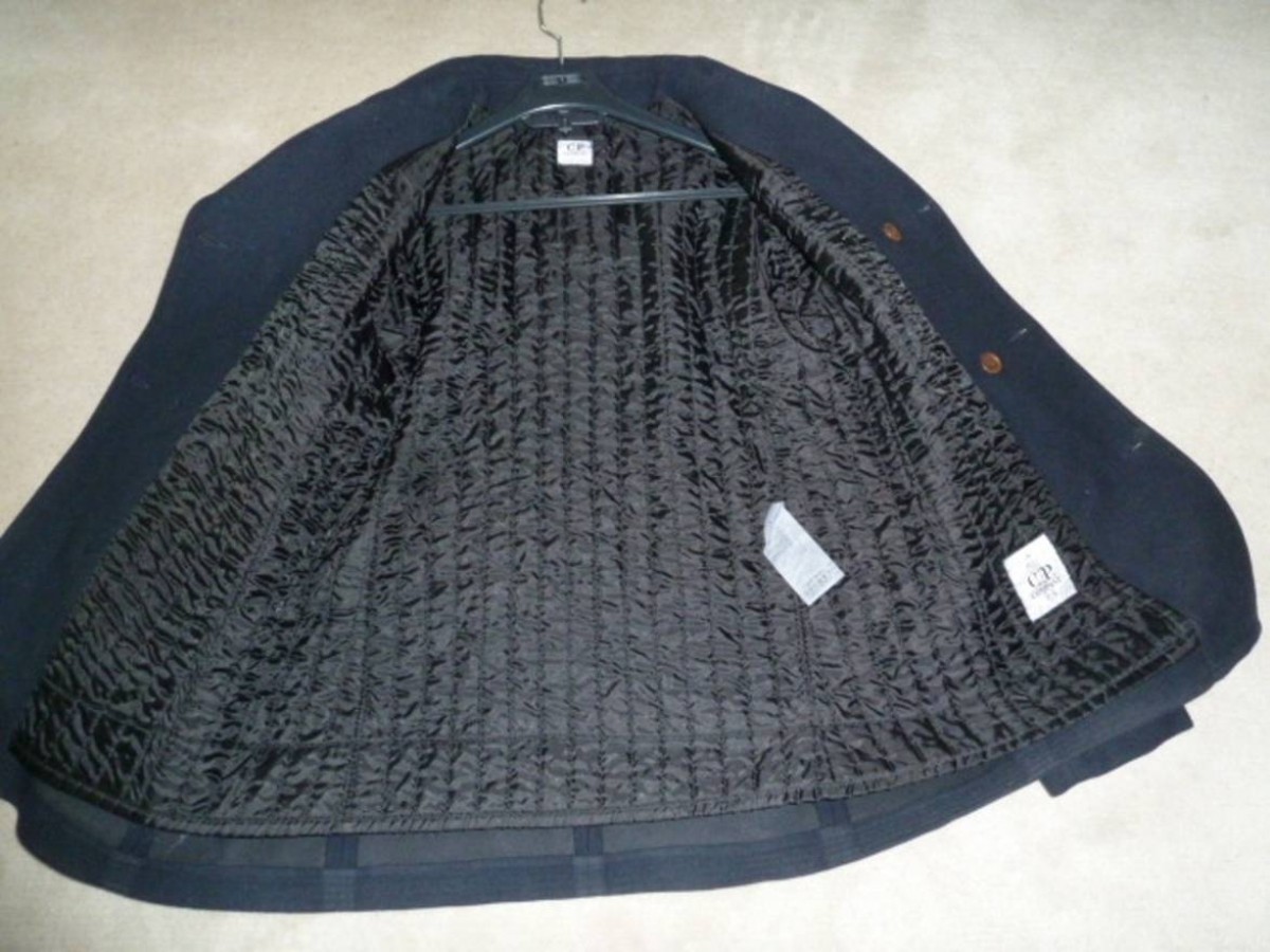 Navy Wool Peacoat Small-Medium - 3