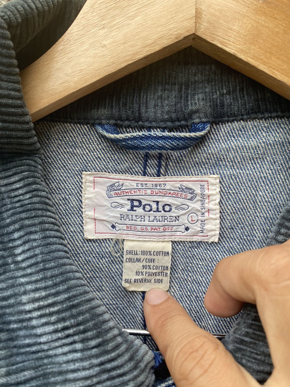 🔥 Vintage Polo Ralph Lauren Denim Hunting Utility Jacket - 11