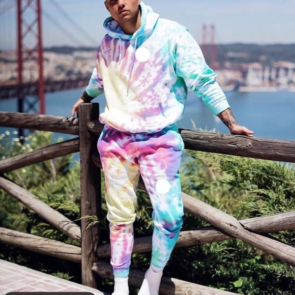 Fashion Nova - Tie Dye Hoodie + Jogger Set - 1