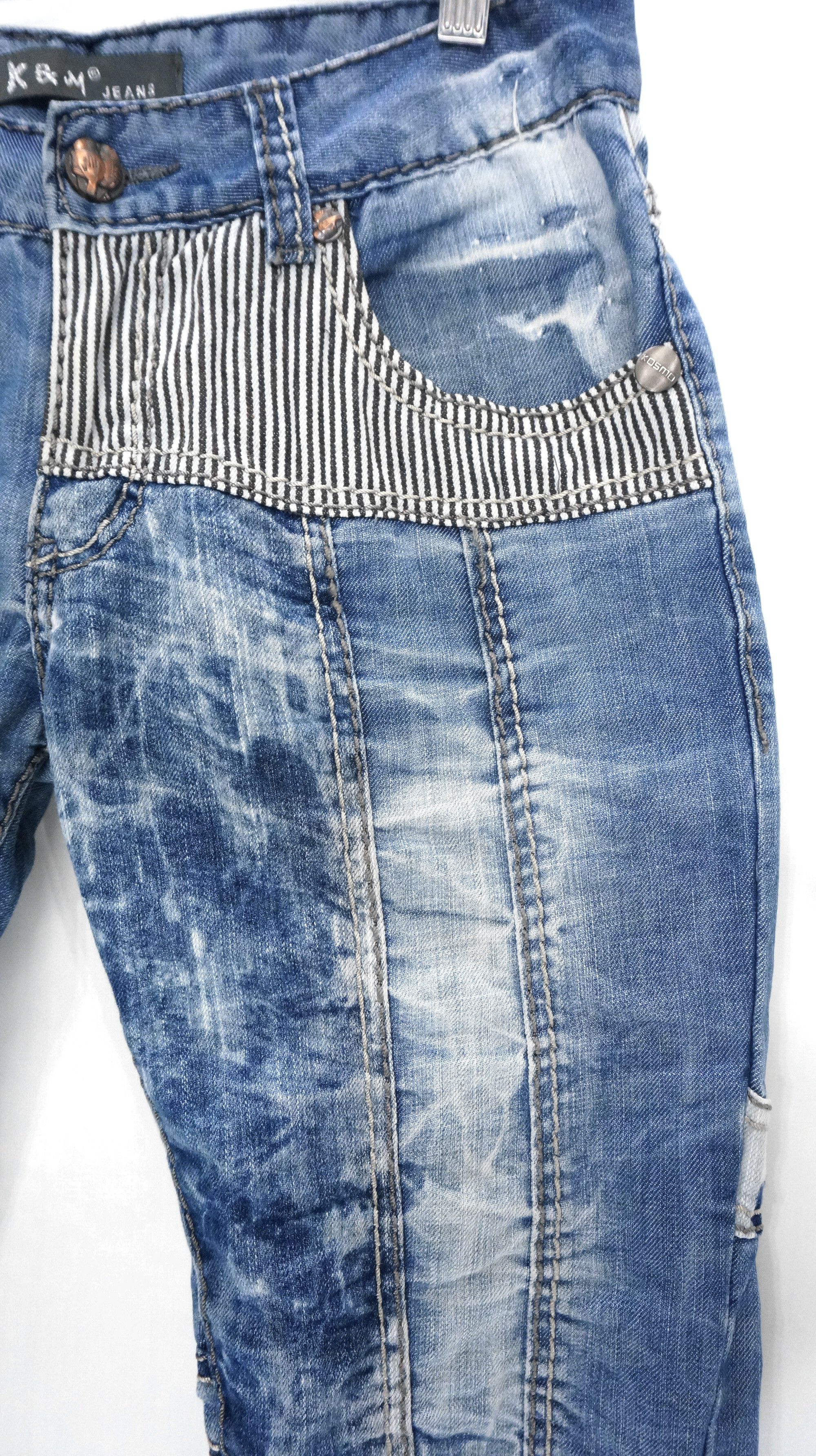 Distressed Denim - 🔥 Vintage KOSMO LUPO Blue Jeans - 5