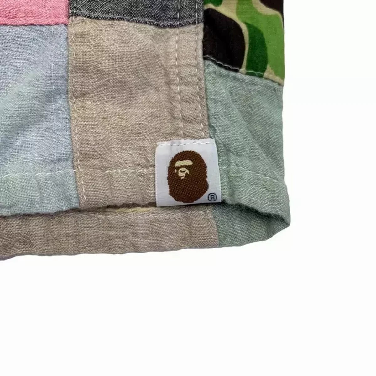 OG A Bathing Ape Camo Patchwork Shorts - 10