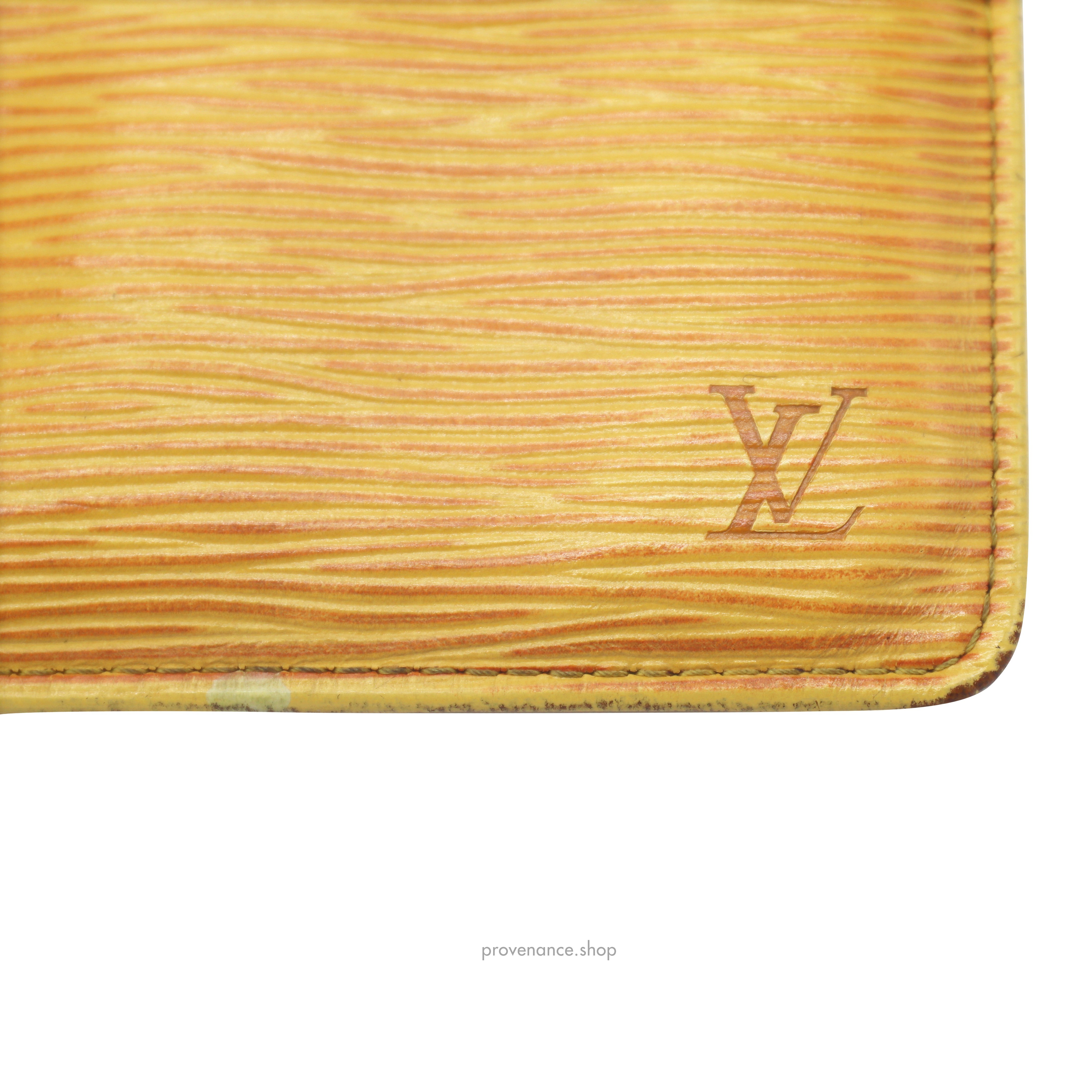 Louis Vuitton Key Pouch Cles - Tassil Yellow EPI Leather