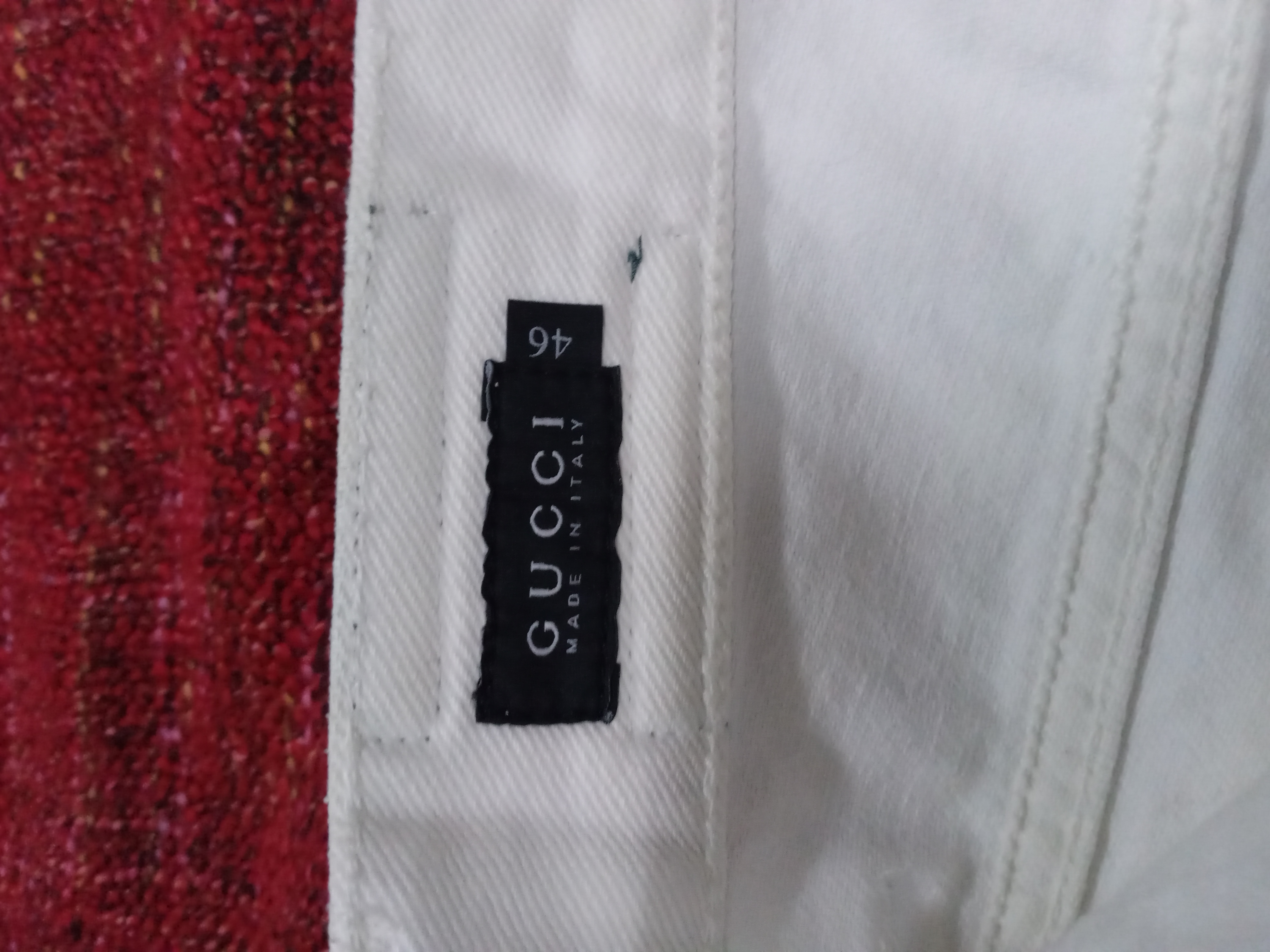 Vintage Gucci white denim - 7