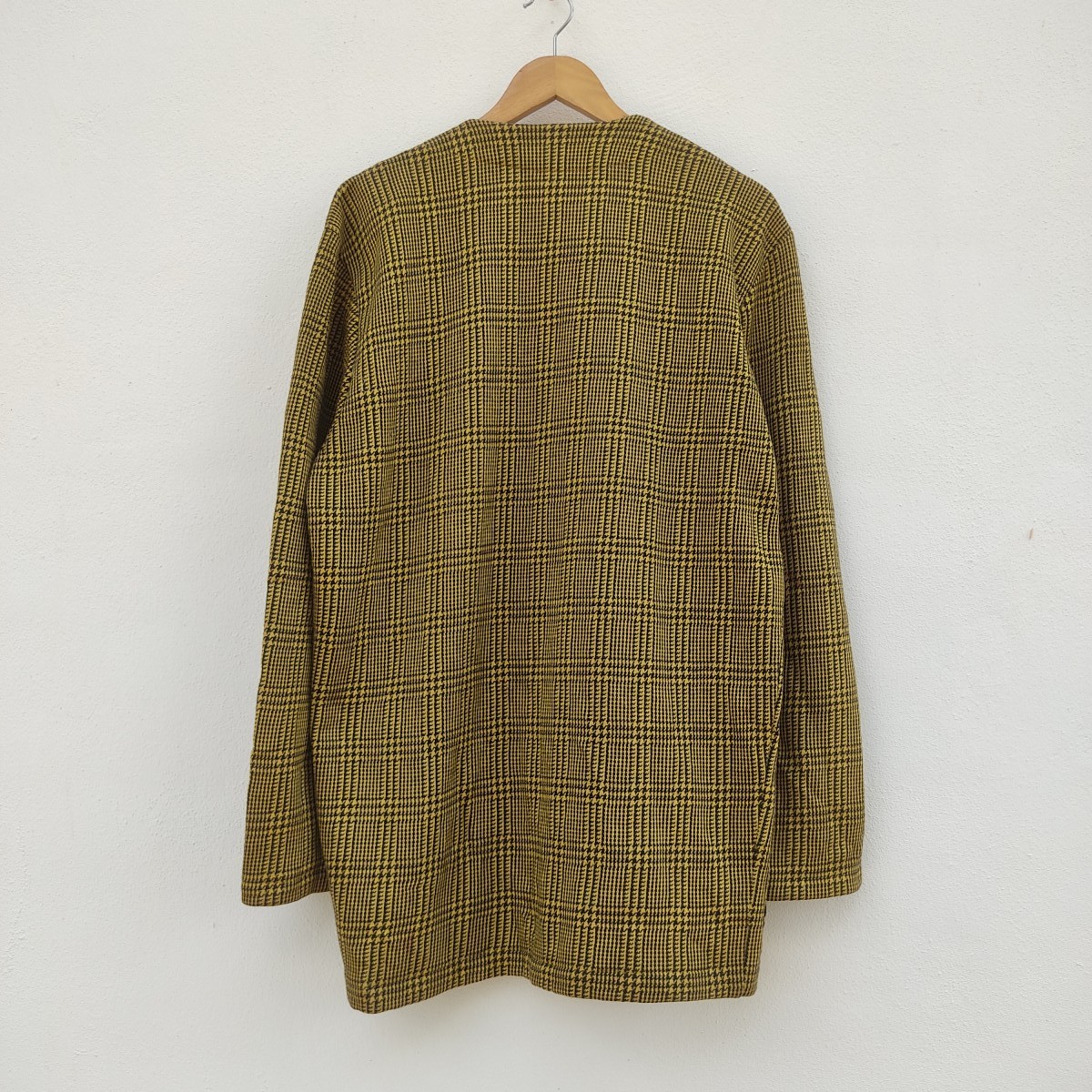 American Apparel - Norma Kamali Checker Vintage 90s Cardigan Blazer Jacket - 2