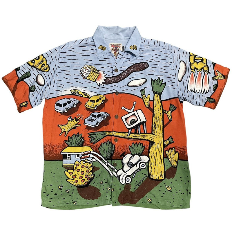 Vintage 90s Mambo Loud Shirt Lost Weeked - 1
