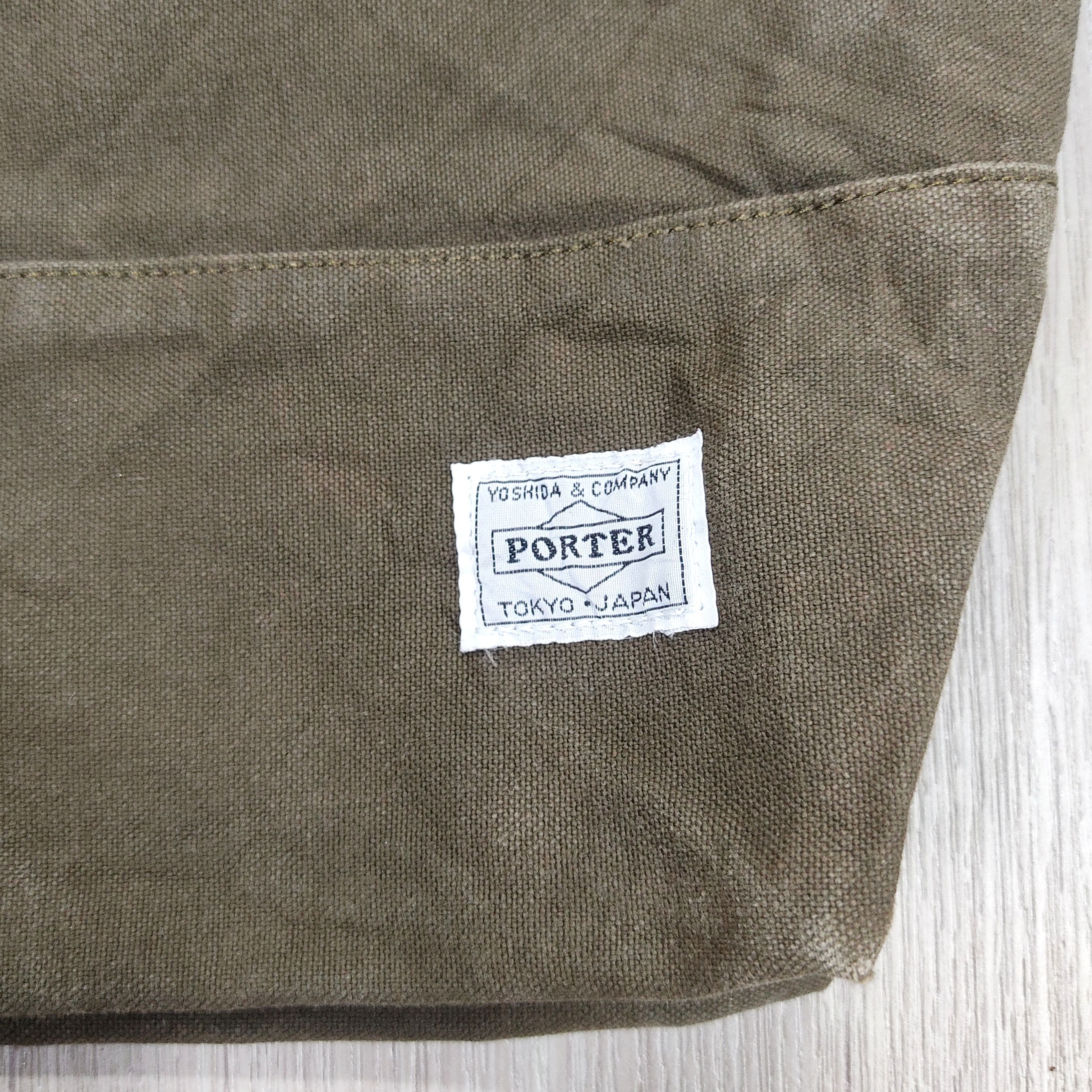 Vintage PORTER® TOKYO WWII Style Shoulder Messenger Bag - 4