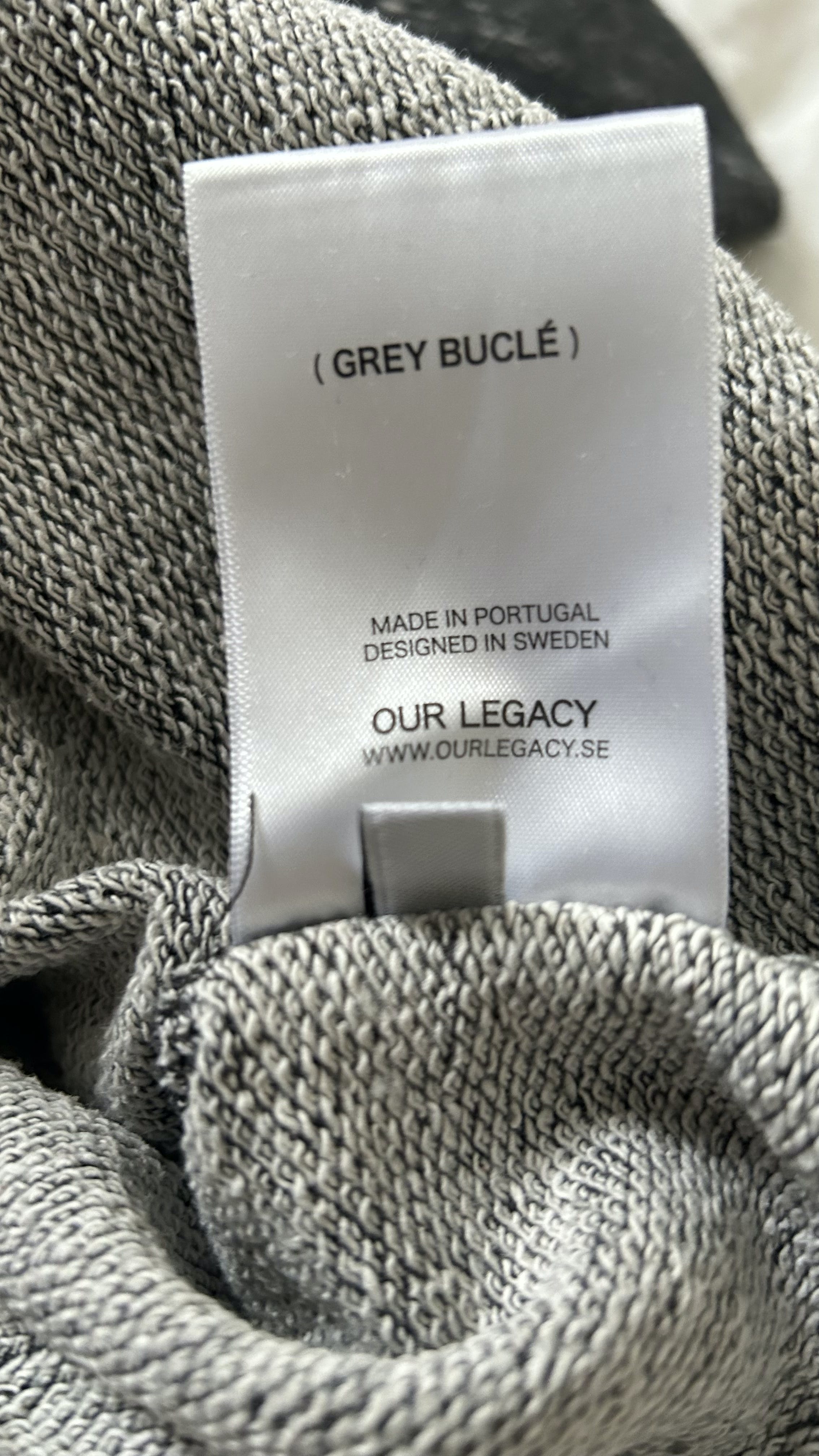 our legacy . grey bucklé sweat . medium - 7