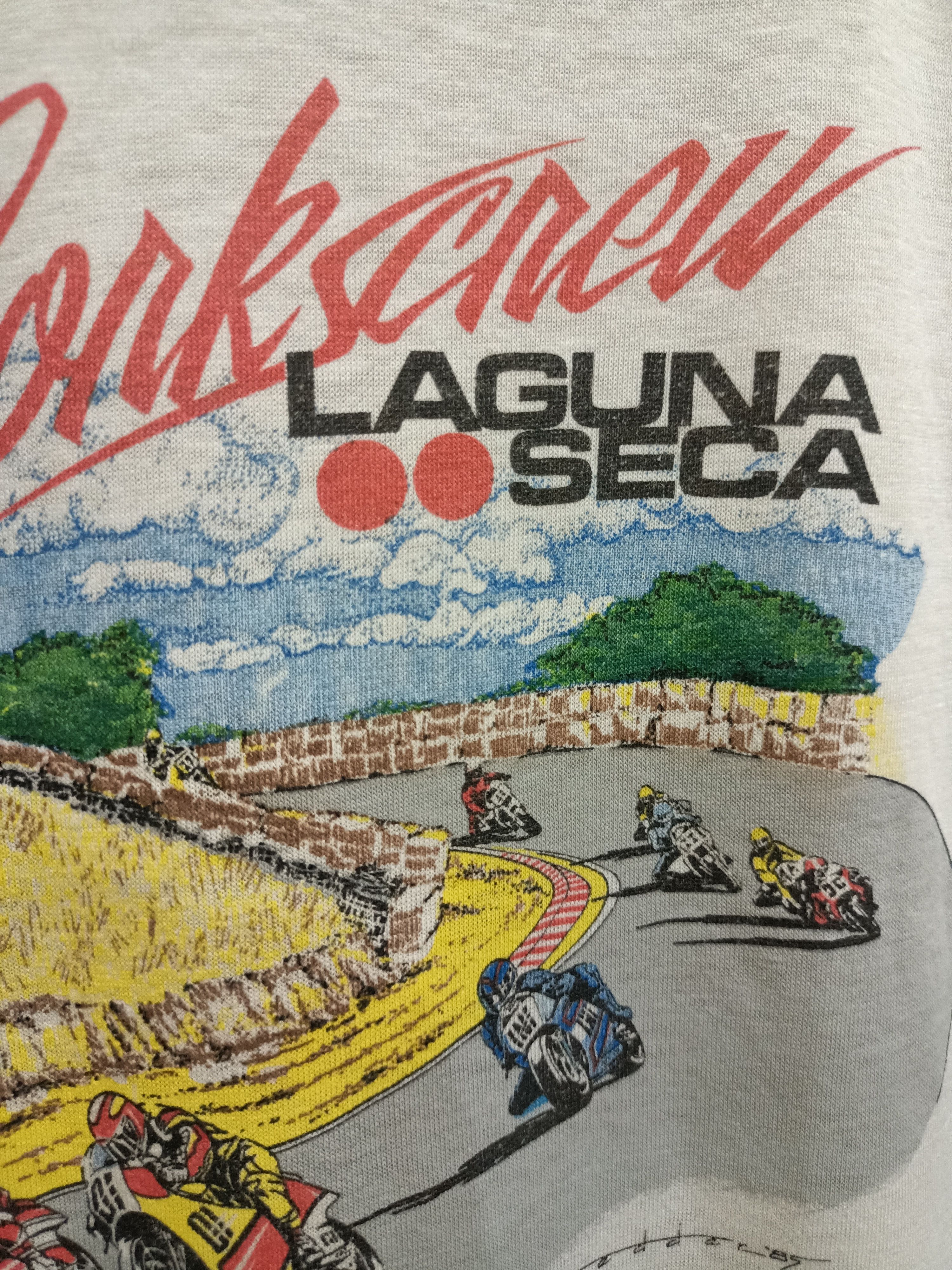 Rare Vintage 1985 Laguna Seca The Corkscrew California Tees - 9