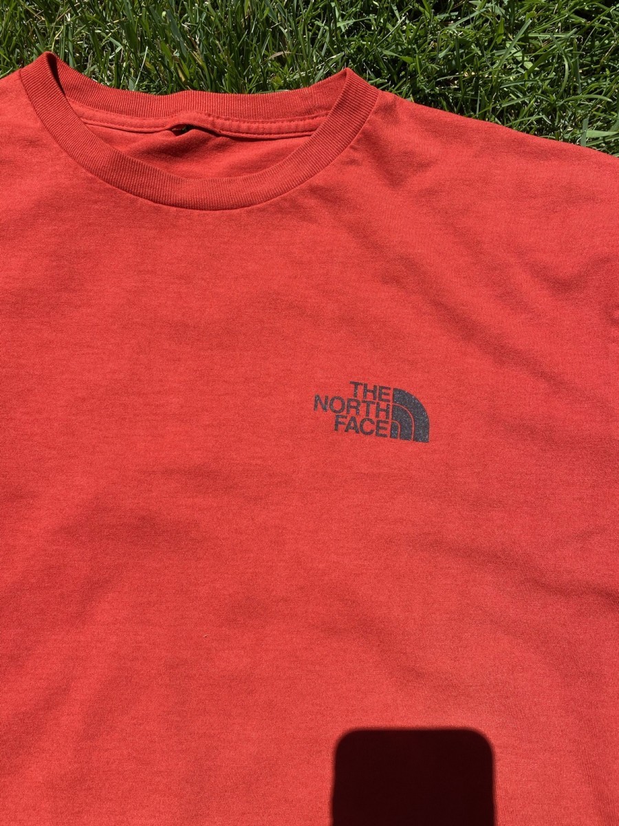 Red North Face Big Logo Tee - 2