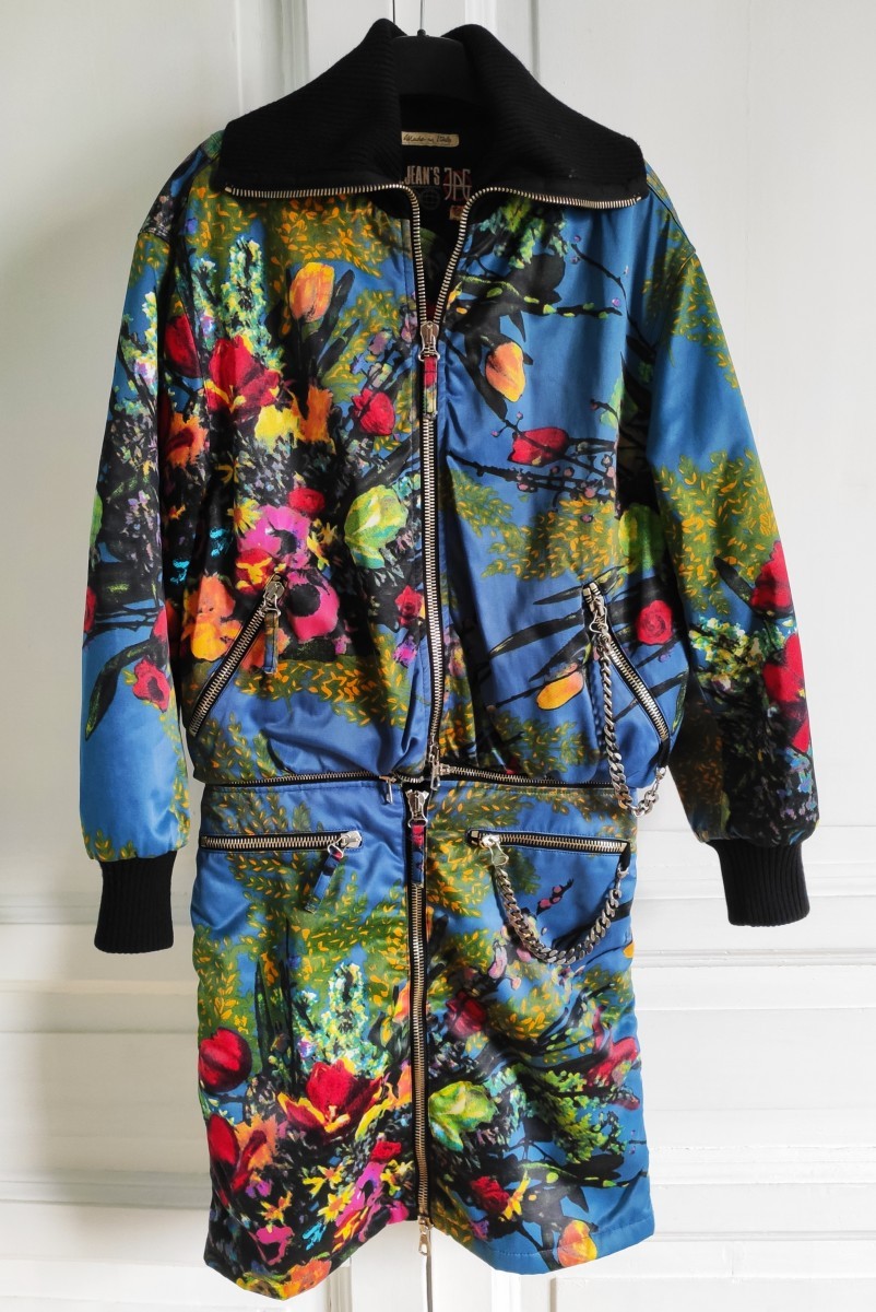 New and extremely rare floral print parka - 1