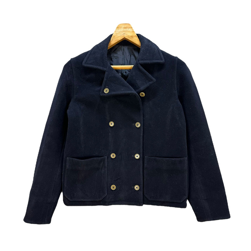 Margaret Howell Double Breasted Wool Coat #A13-0323 - 1