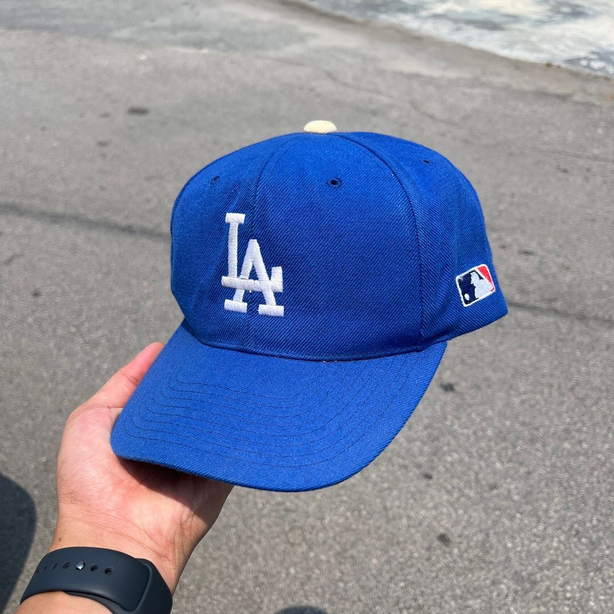 Vintage LA Dodgers 90s Plain Side Logo Snapback - 1