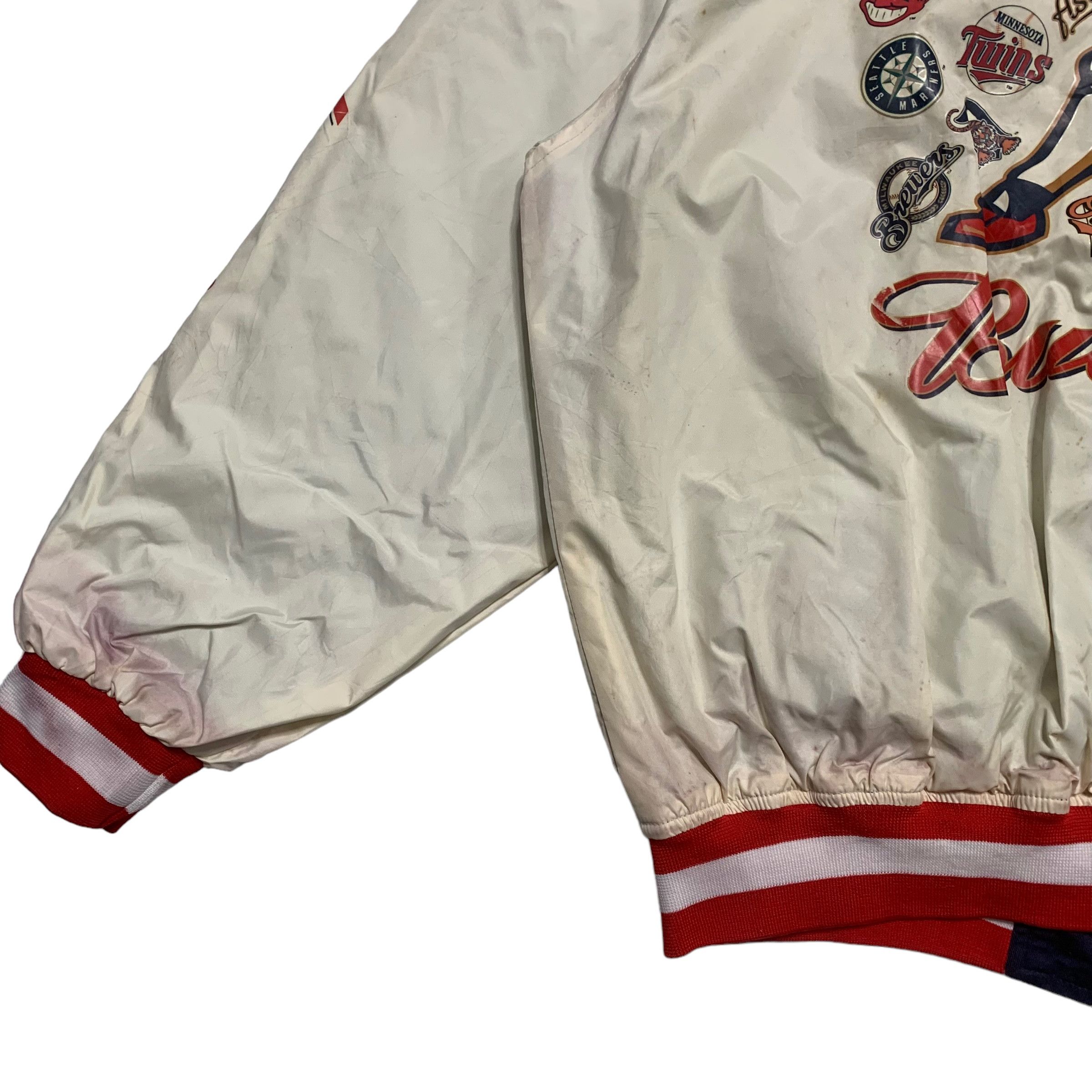 Vintage MLB Budweiser Baseball Reversible Jacket - 5