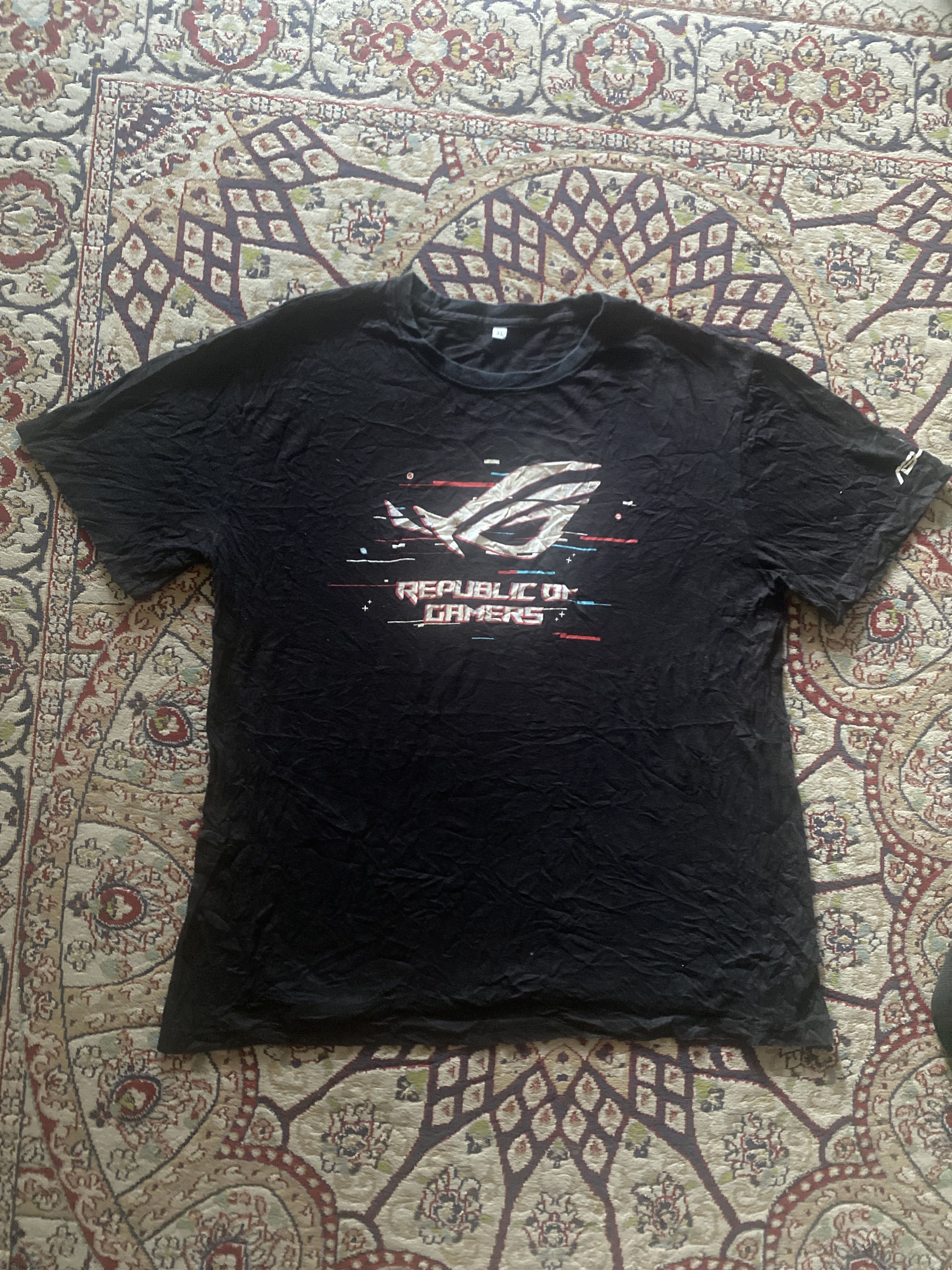 Republic of Gamers x ASUS x Intel Z390 Chipset Promo T-Shirt – Black (XL) - 5