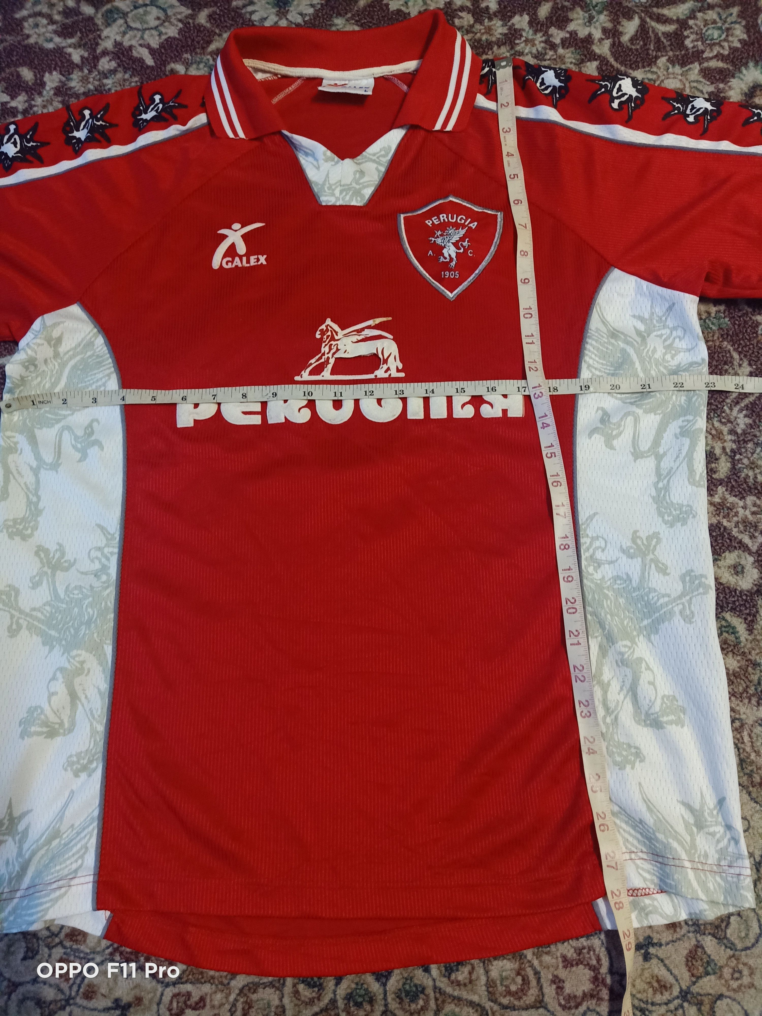 Vintage - Vtg 99 AC Perugia Hidetoshi Nakata Galex Jersey - 7