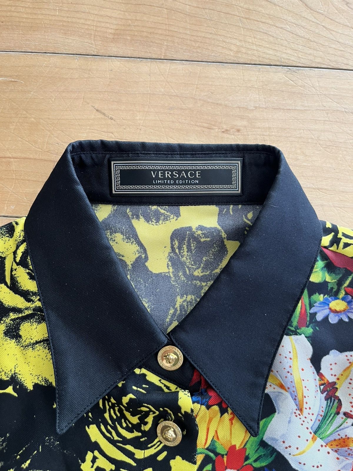 NWT - Versace Floral Silk Blouse - 4