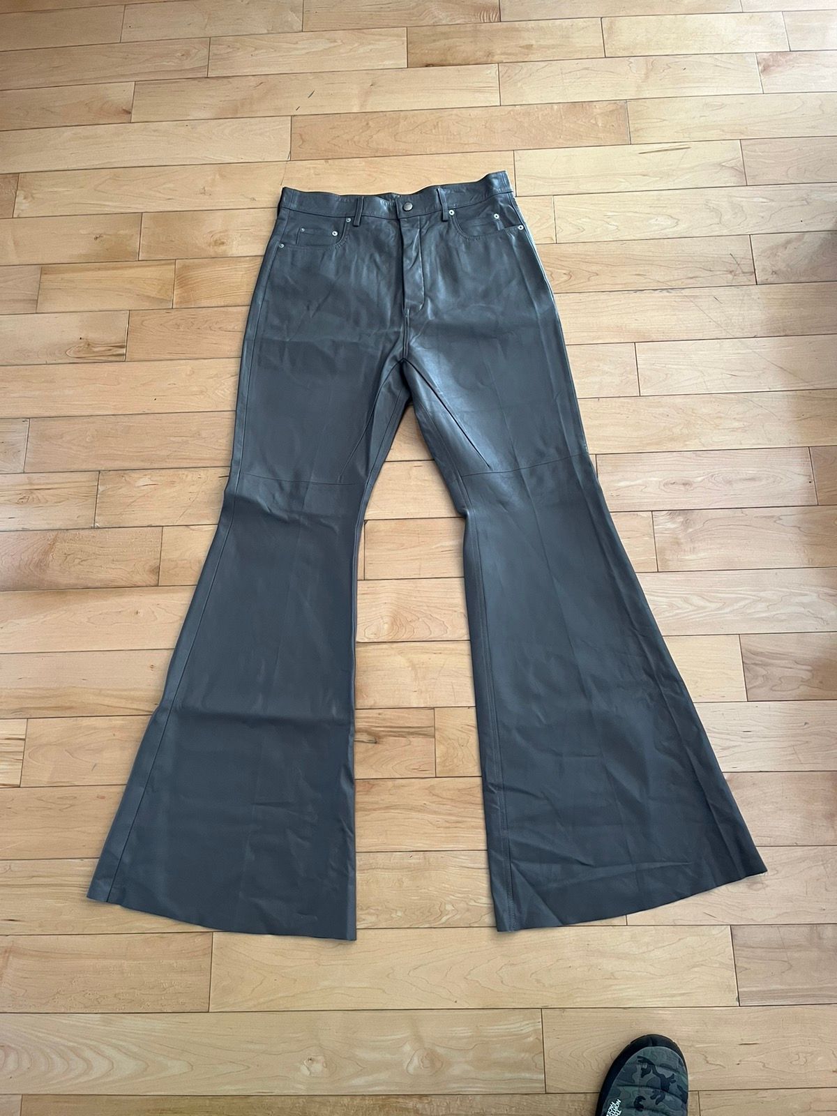 NWT - SS23 Rick Owens Bolan Leather Pants - 1
