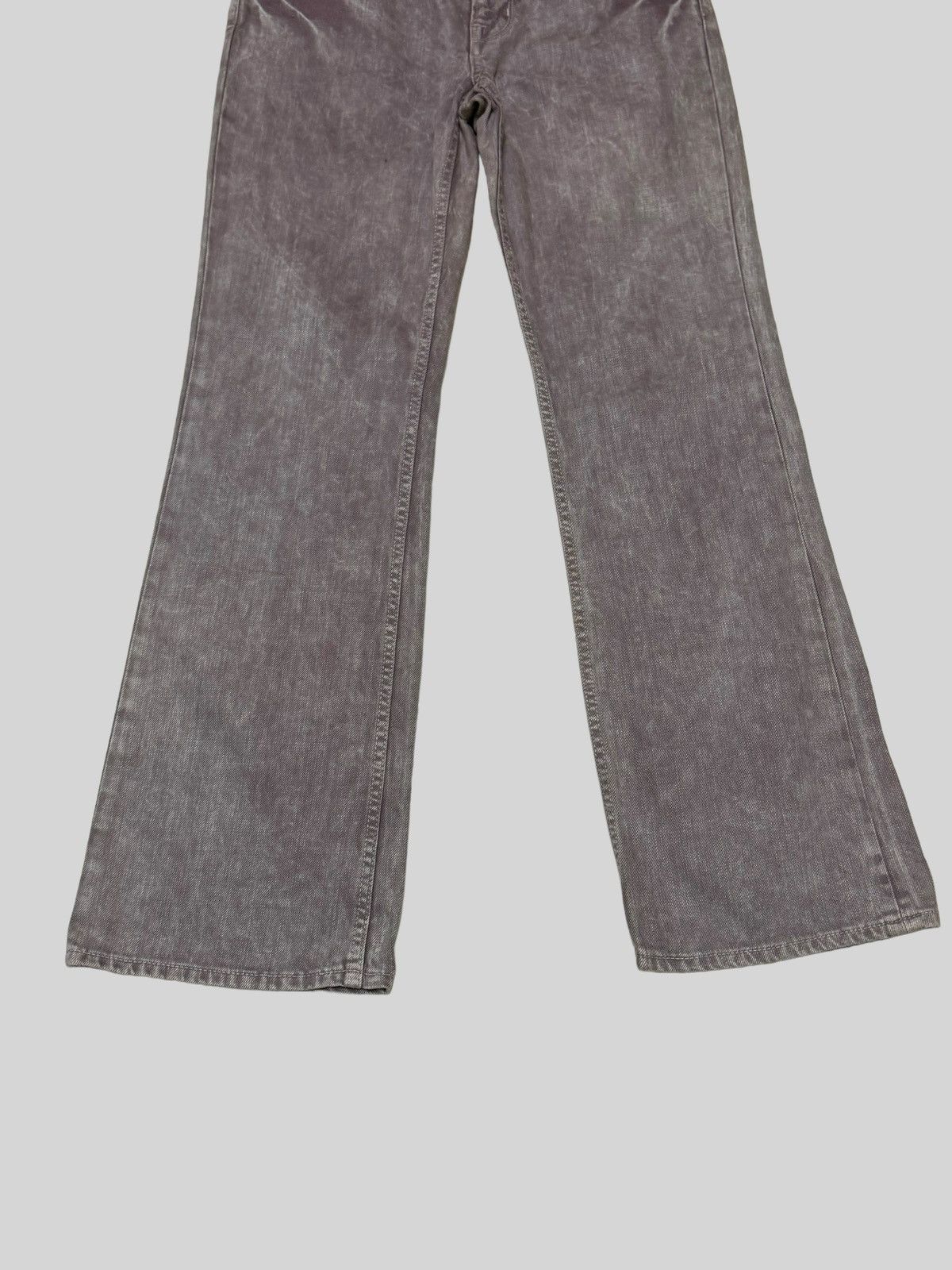 If Six Was Nine - Vintage Flared WOW Jeans Acid Wash Purple Denim - 6