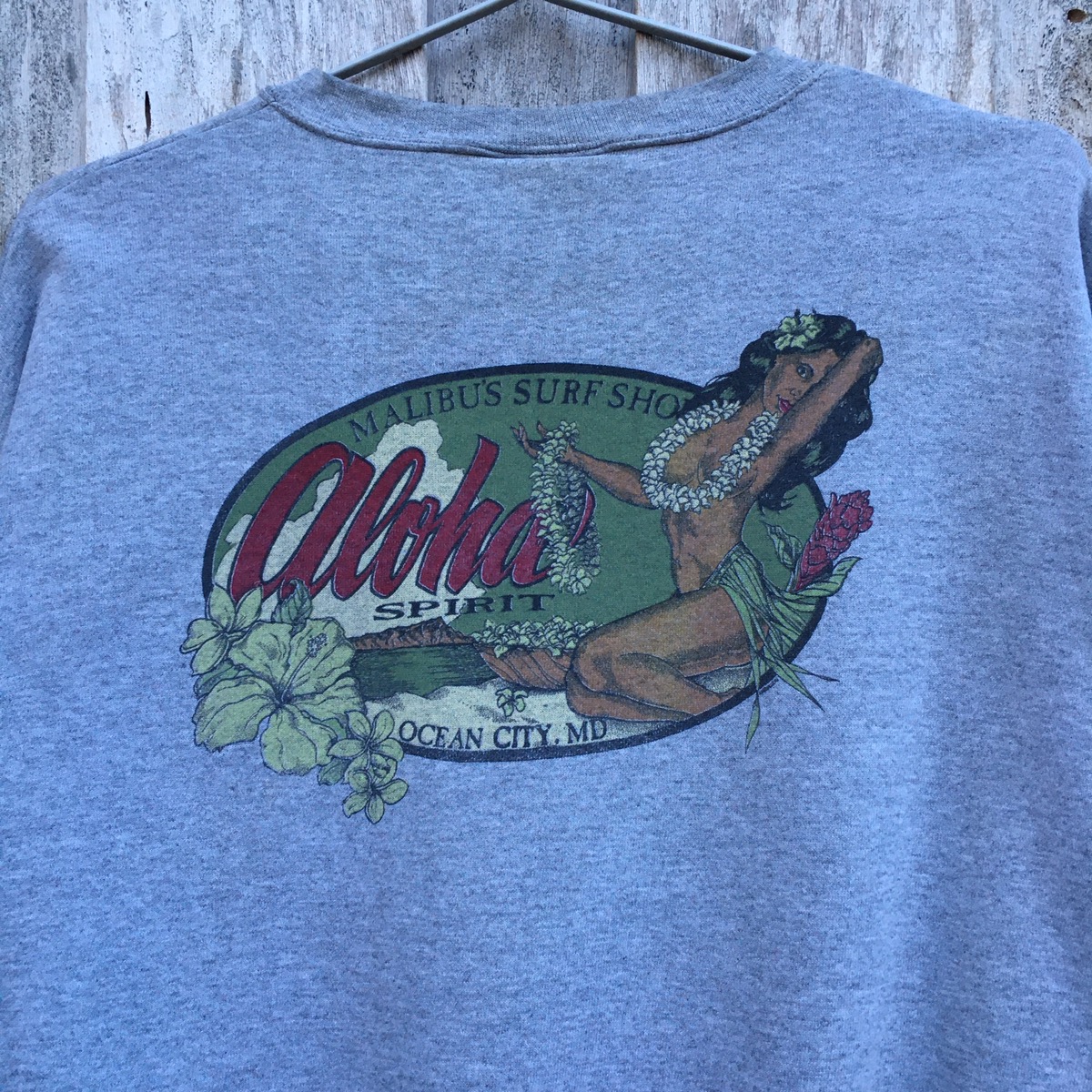Vintage - Vintage Lee Malibu Surf Shop Aloha Spirit Sweatshirt - 2