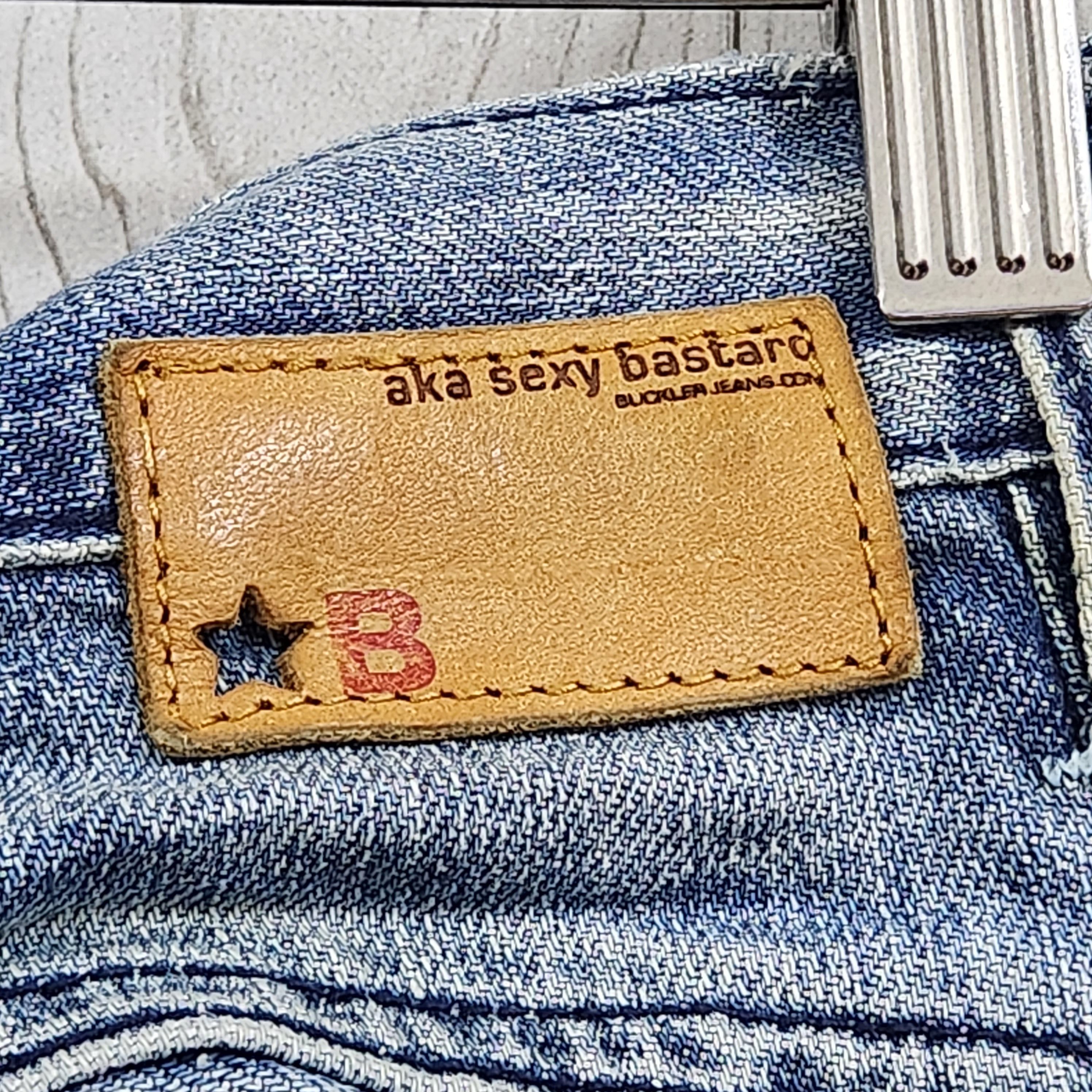 Buckler aka Sexy Bastard Ripped Denim Jeans - 11