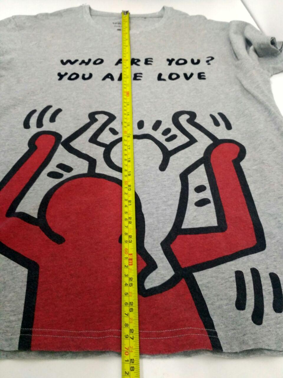 Vintage - Keith Haring Pop Art Tees Big Graphics Who are you? - 6