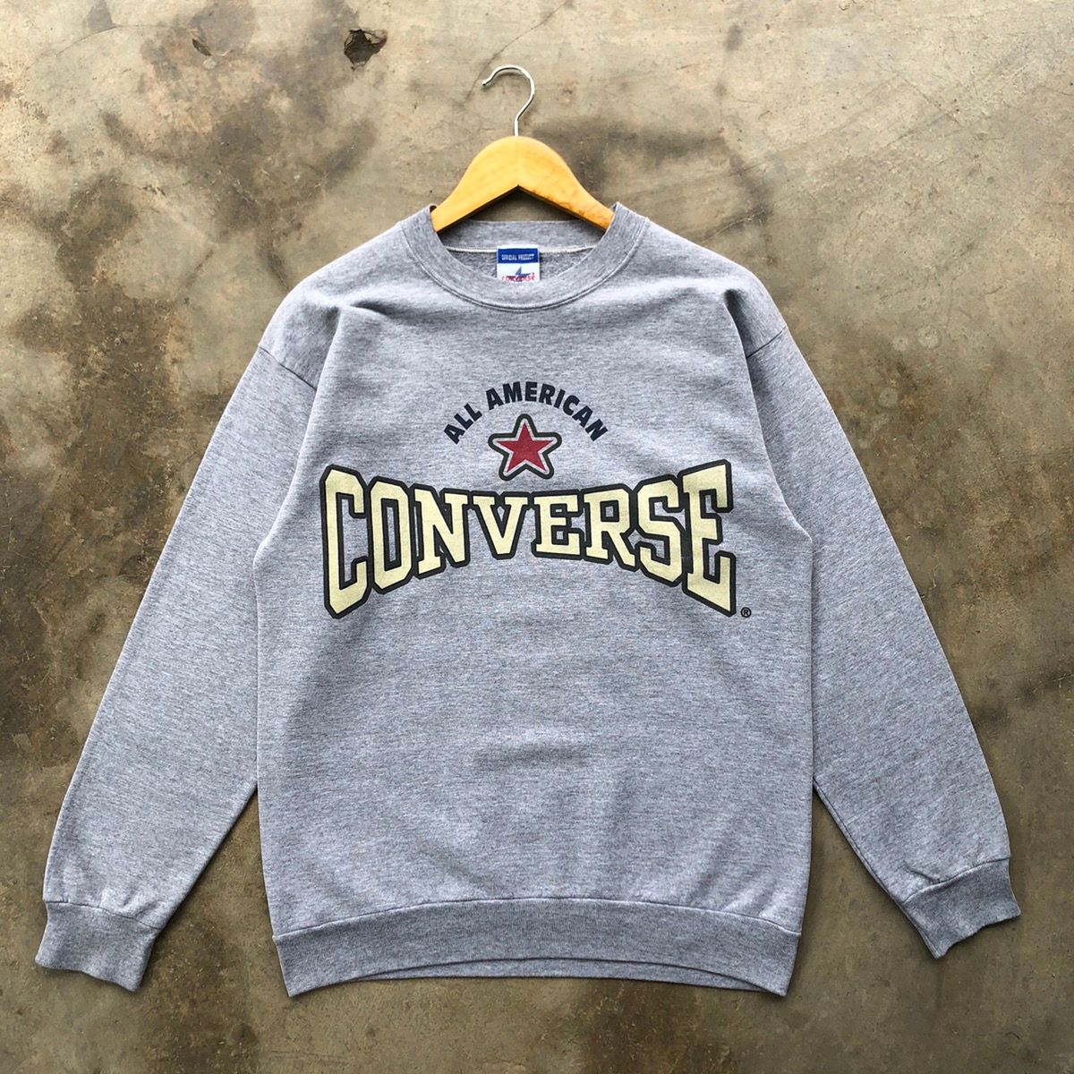 Vintage CONVERSE all american big print sweatshirt - 1