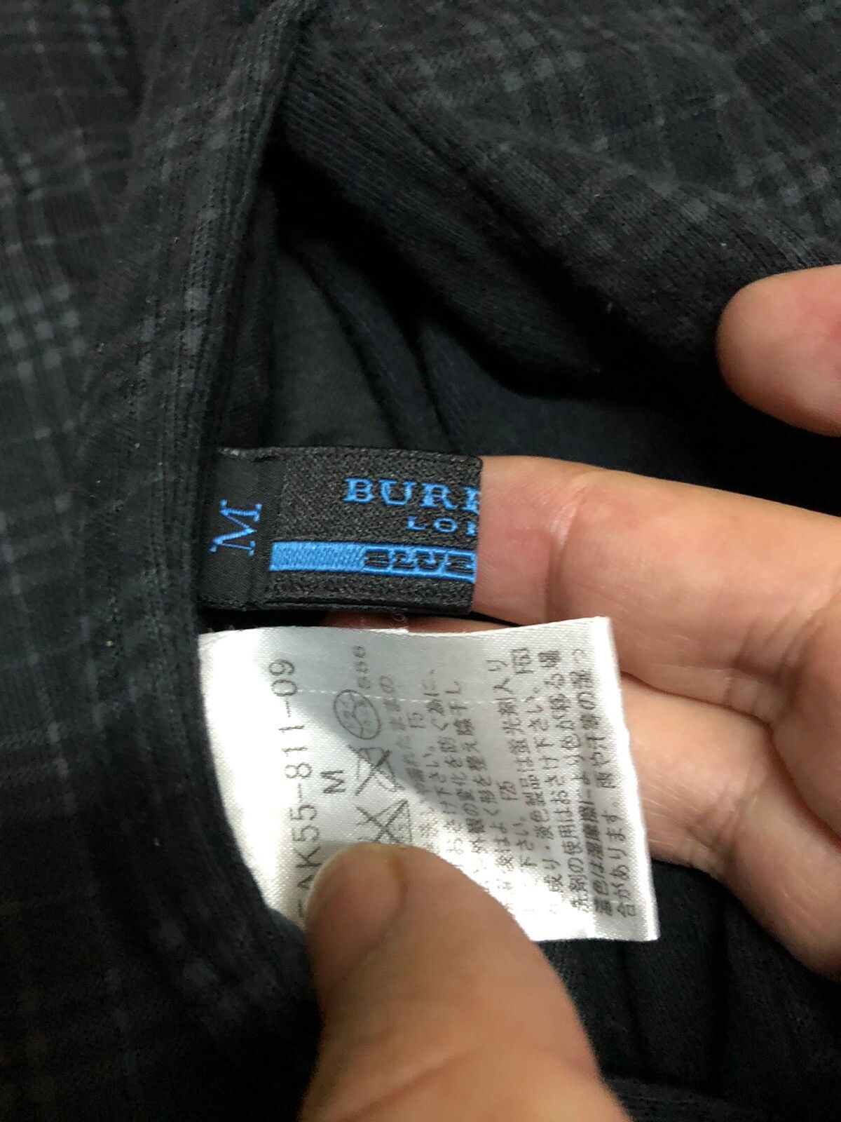 Burberry Blue Label Reversible Plaid Zipper Hoodie - 11