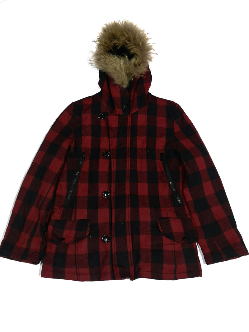 Japanese Brand Takeo Kikuchi Jacket Fur Hoodie - 1