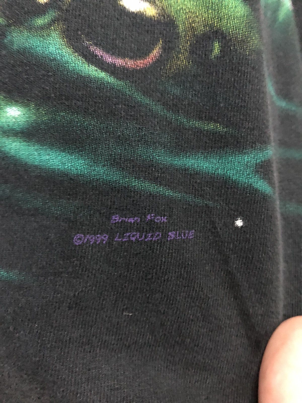 Super Rare ❗️Vintage 1999 Liquid Blue Dragon Tshirt - 10