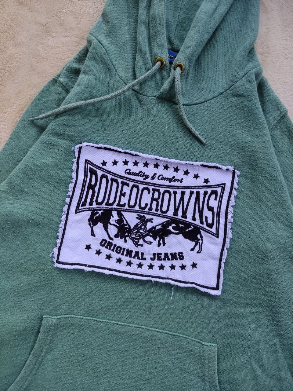 Japanese Brand - RODEO CROWN Big Patches Embroidered Pullover Hoodie - 5