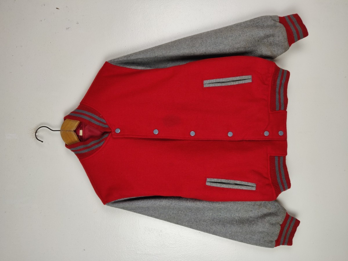 Varsity - Jacket Streetwear Tops Mens Wool Coat - 2