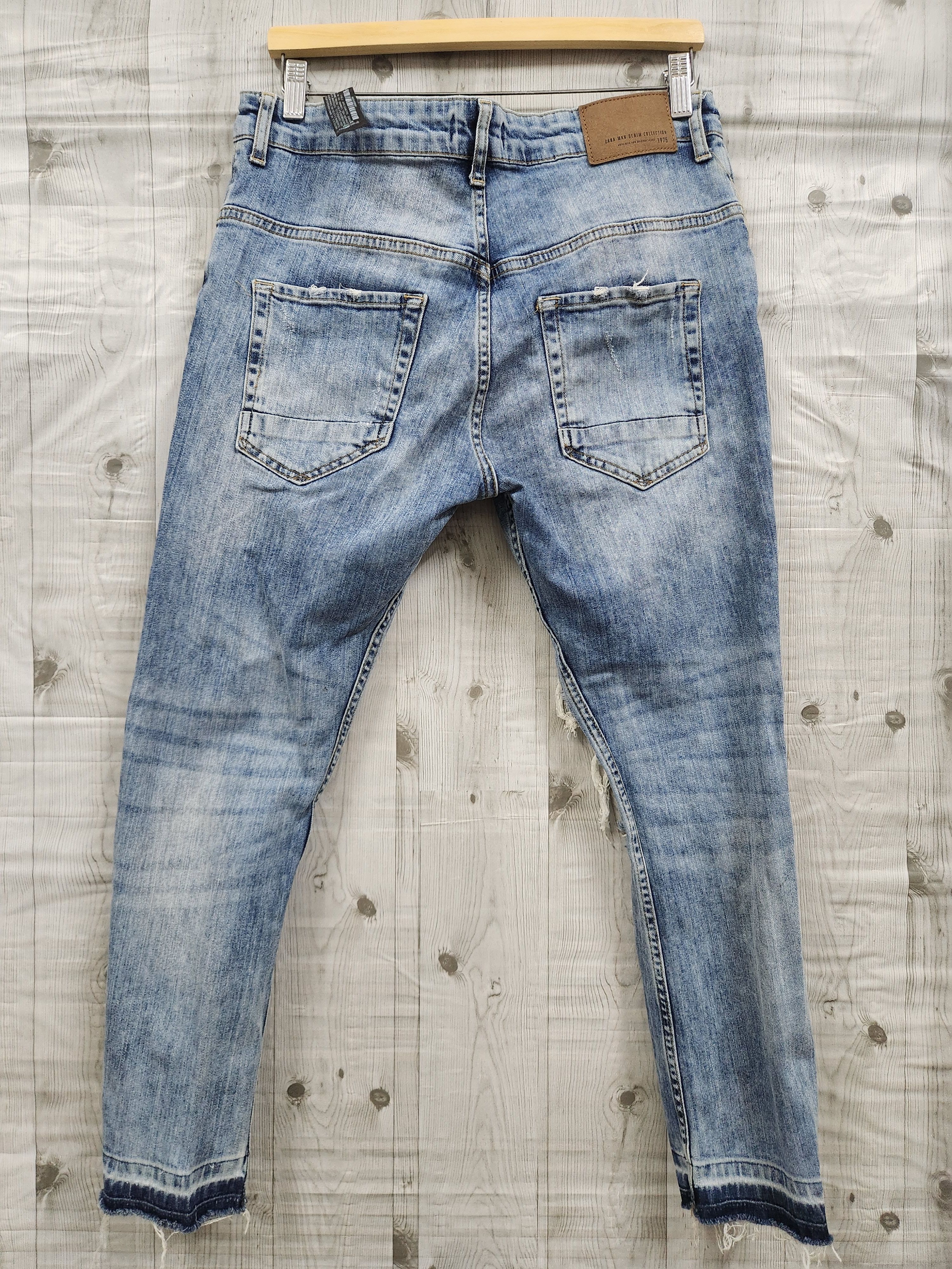 Ripped Denim Distressed Zara Man Jeans - 21