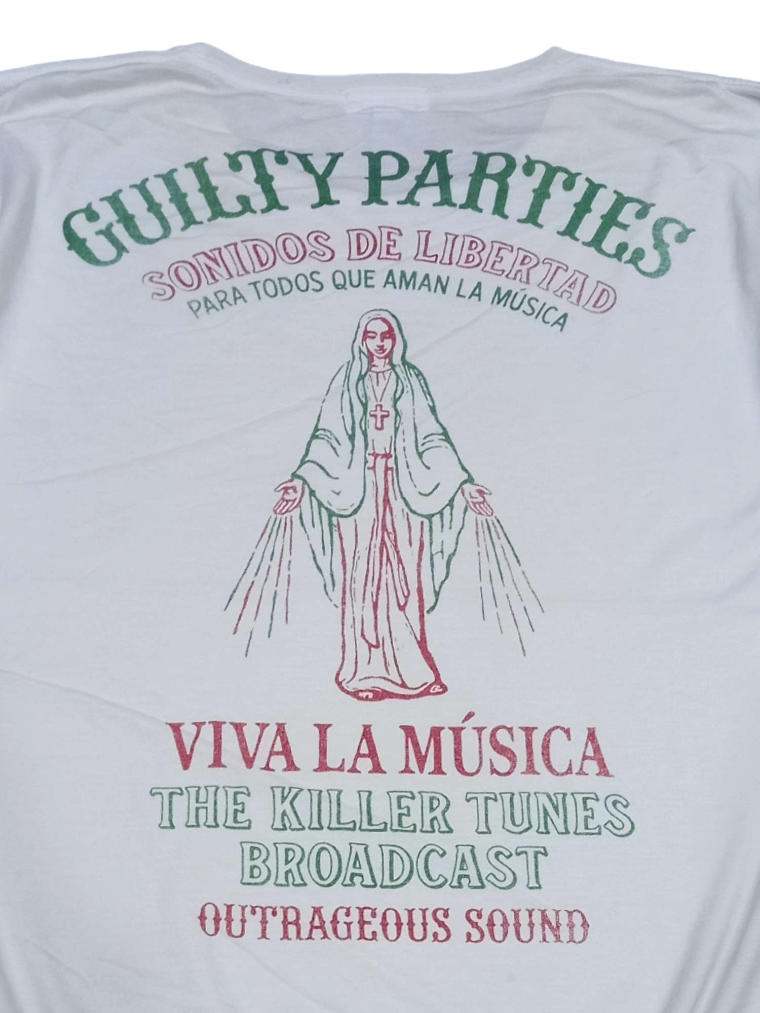 Vintage Wacko Rudees Maria Guilty Parties "Viva La Musica" Tee - 3