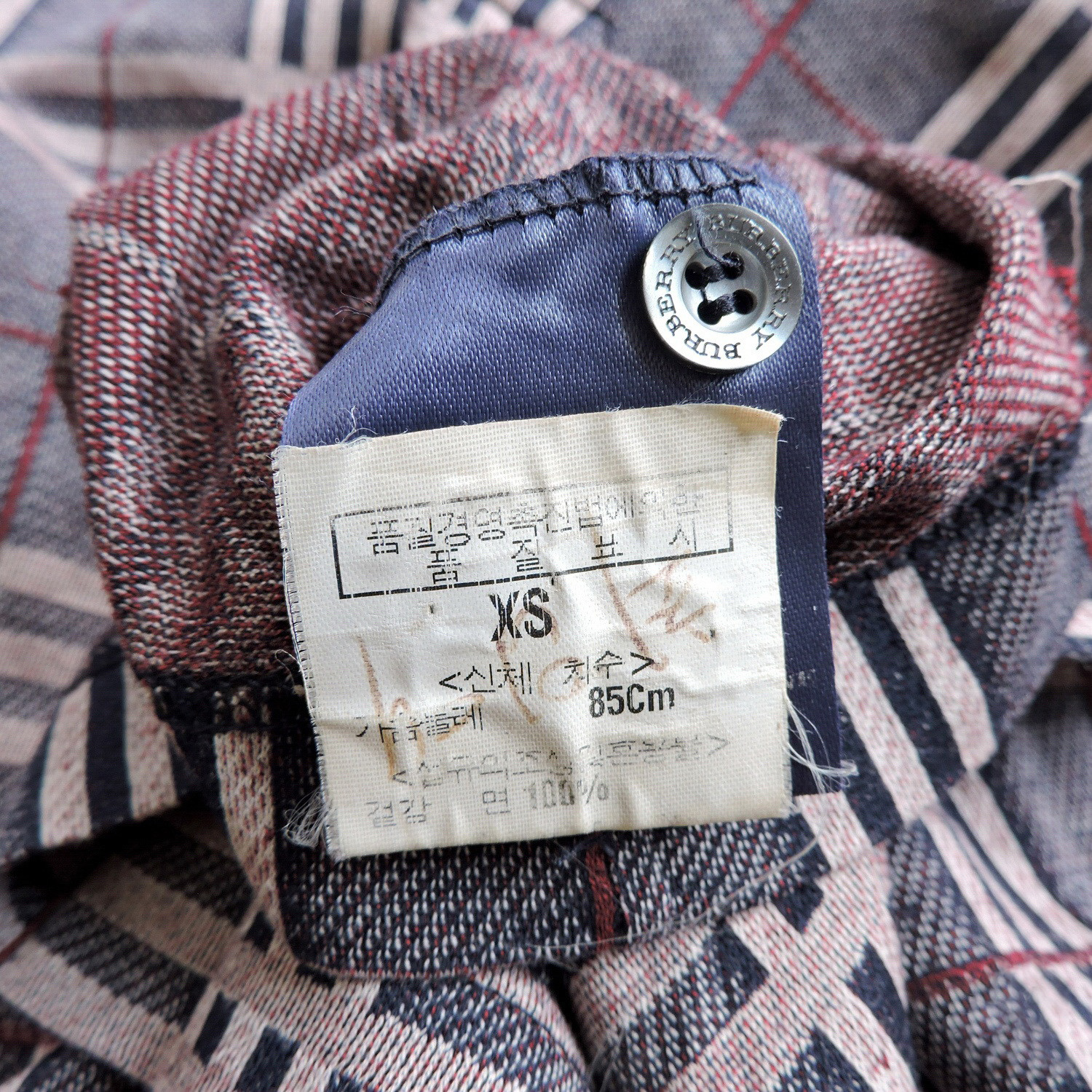 BURBERRY GOLF PLAID LONG SLEEVE POLO SHIRT - 3