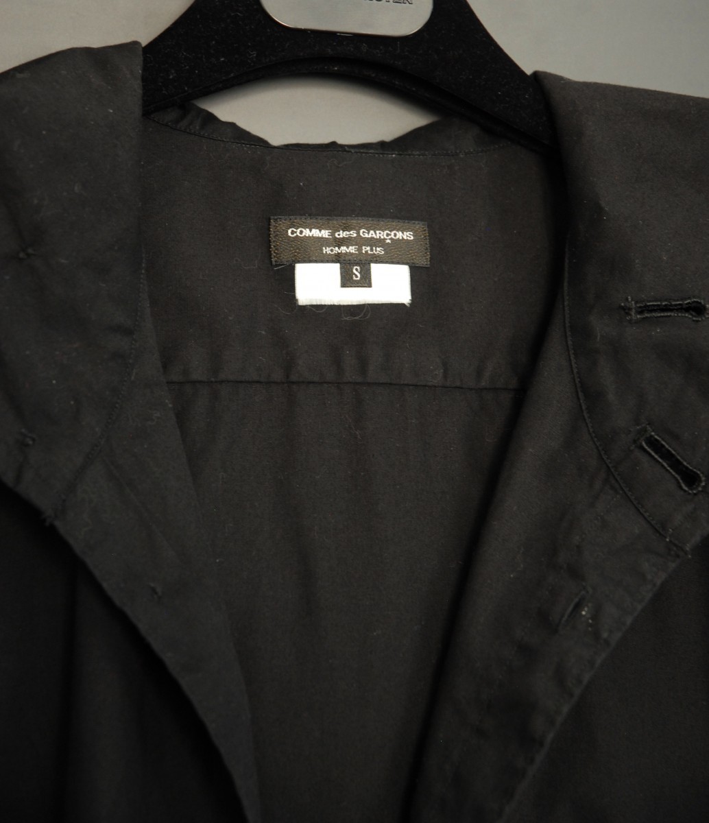 Comme des Garcons Homme Plus Black Hooded Shirt - 3