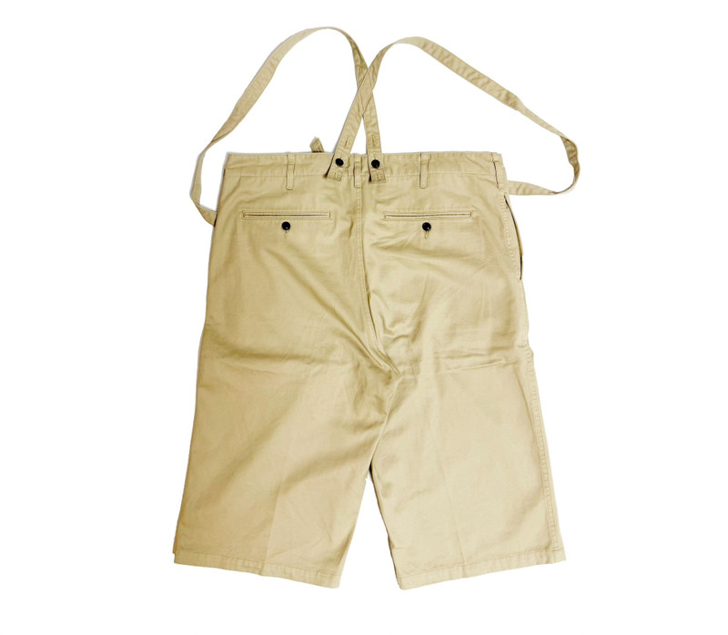 Visvim 21SS Jumbo Pastoral Braces Cotton Shorts - 1