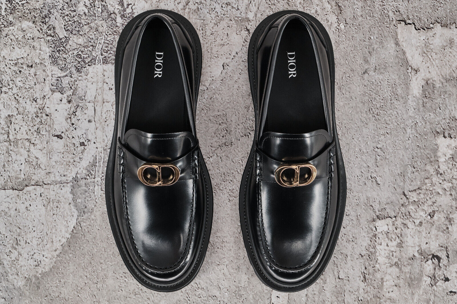 Brand New In Box Dior Explorer Polished Calfskin Loafers, 1050$ - 8