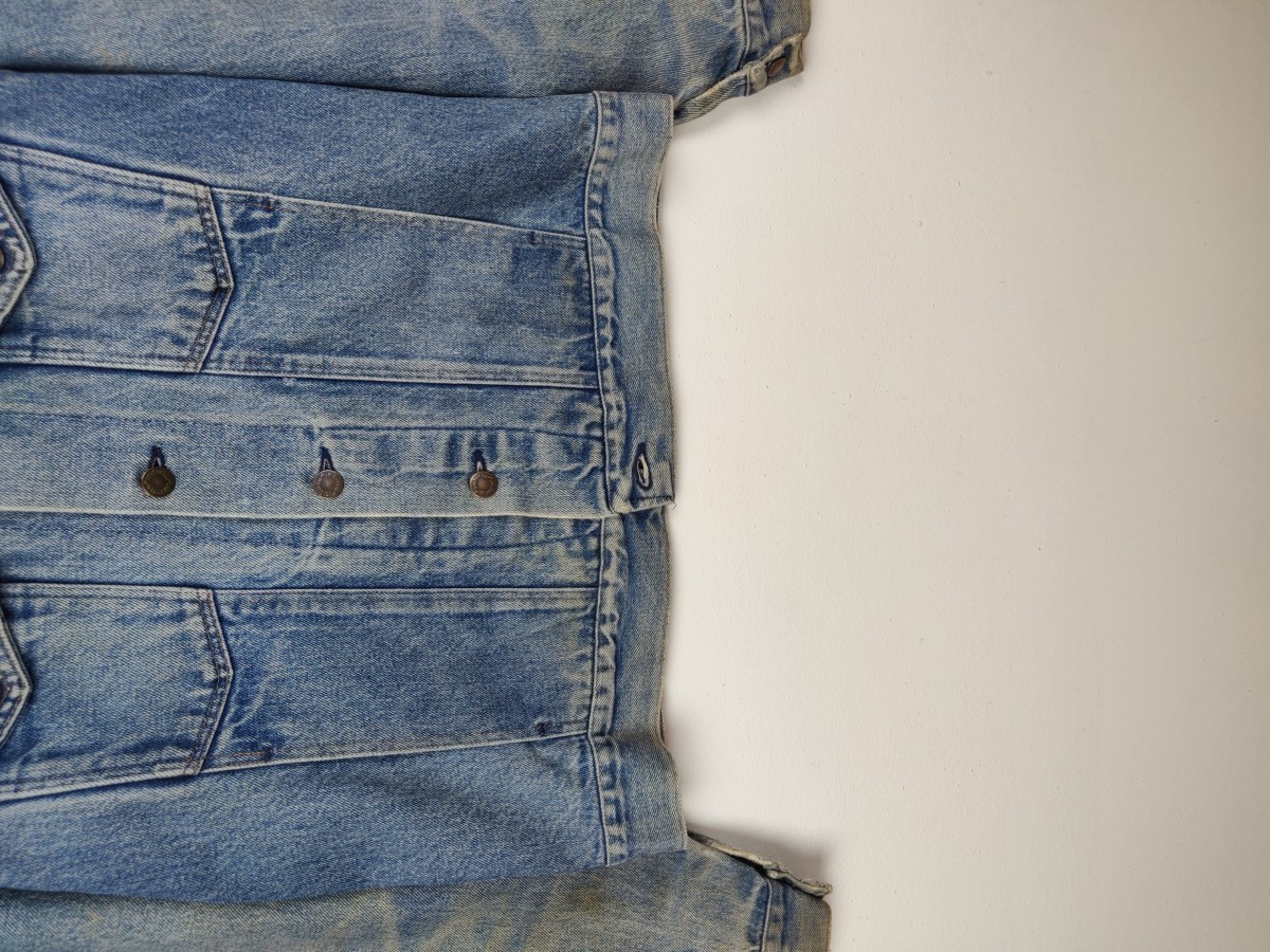 Denim Jacket - Made in USA Trucker Denim Jeans Jacket - 3